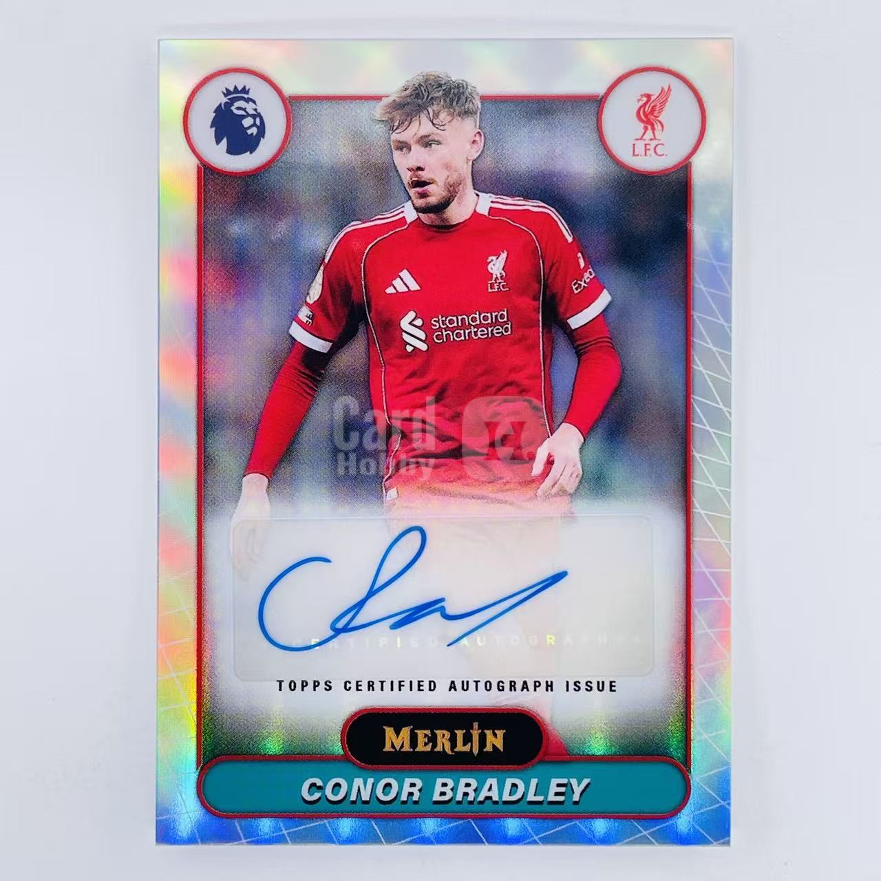 2026 Topps Merlin Chrome PL Conor Bradley 元年英超梅林TC 英格兰 利物浦 康纳 布拉德利 签字 银折 未来可期 Jeff# N