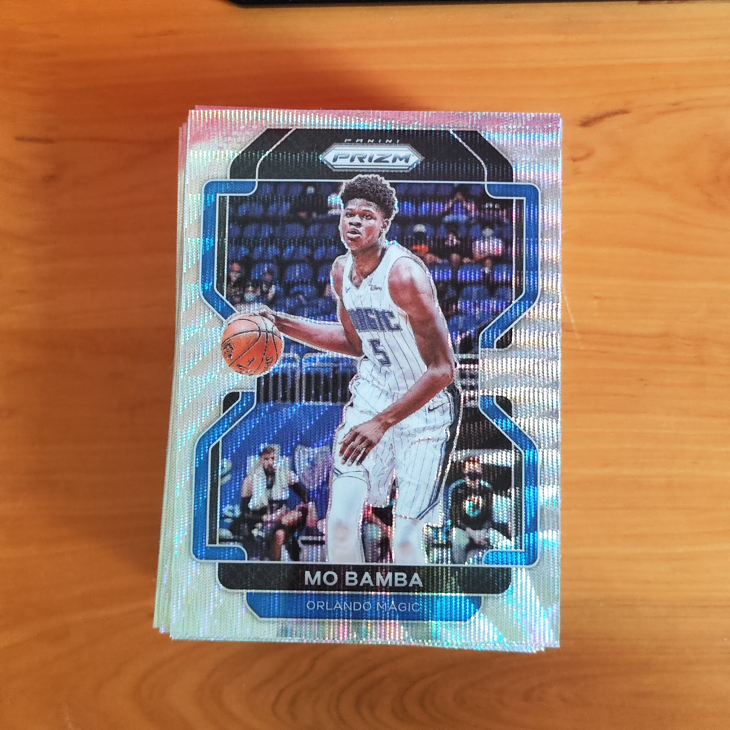 2021-22 Panini Prizm Mo Bamba 銀波紋折 班巴  卡品如圖 A08