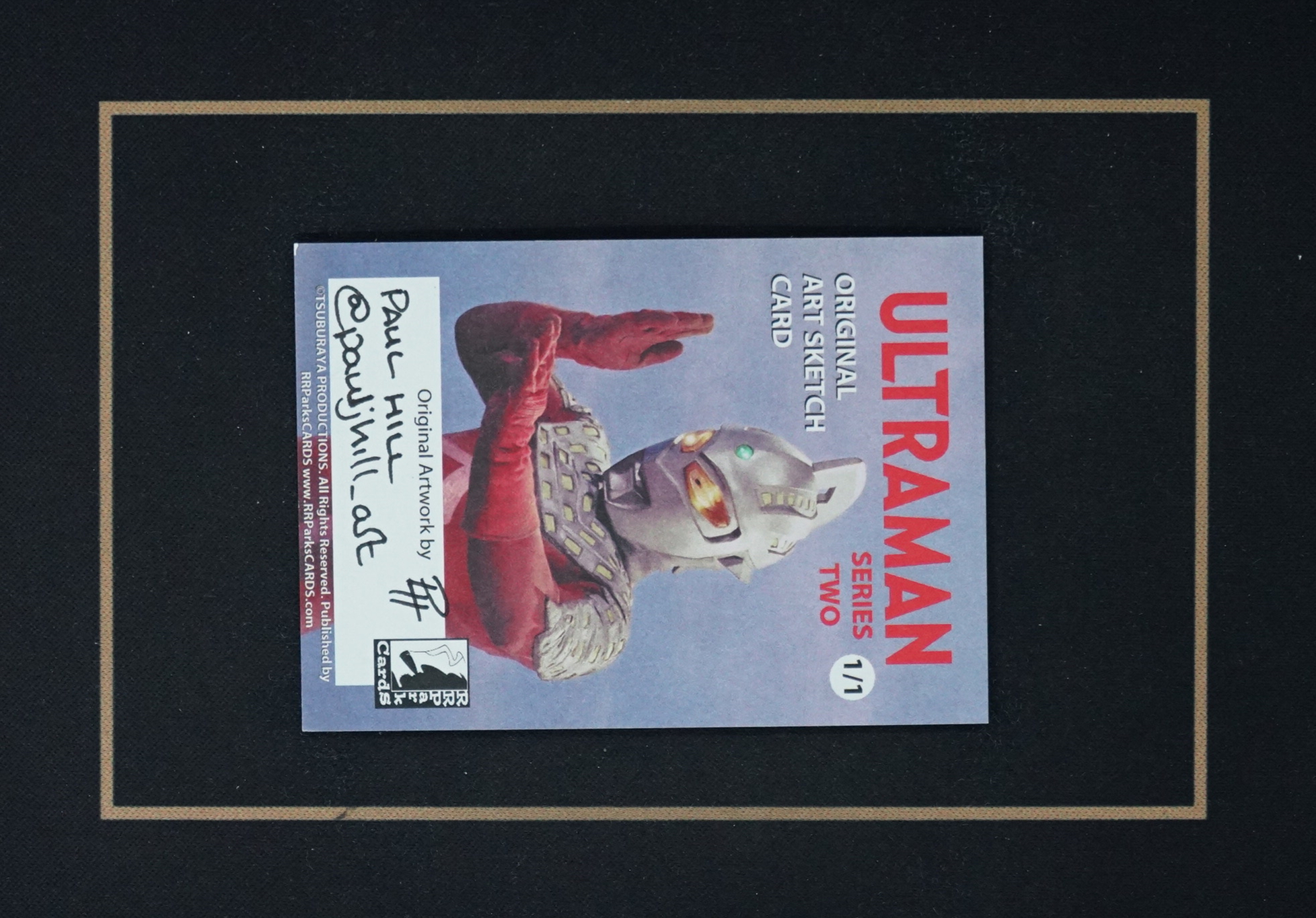 2022 tsuburaya 圆谷株式会社 ultraman 奥特赛文 赛文奥特曼 七爷 人间体 诸星团 手绘卡 1of1 1/1编 画师签字 ...