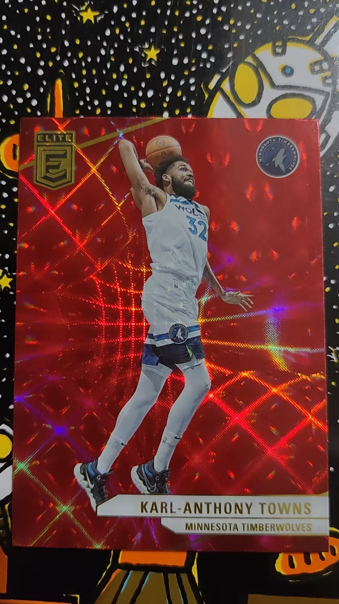 2023-24 Panini Elite Karl-anthony Towns 卡尔 安东尼 唐斯 尼克斯 红折 折射 硬通货 卡品精美 凑套必备 收藏必备