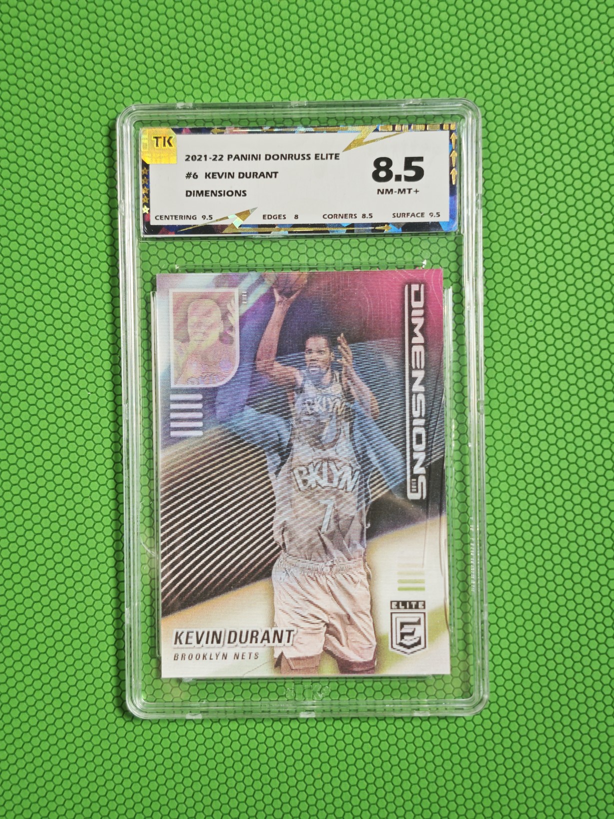 2021-22 Panini Donruss Elite Kevin Durant 篮网 火箭 凯文杜兰特 3D全息特卡 光栅卡 双选图 大比例SSP 壳损见图 介意勿拍