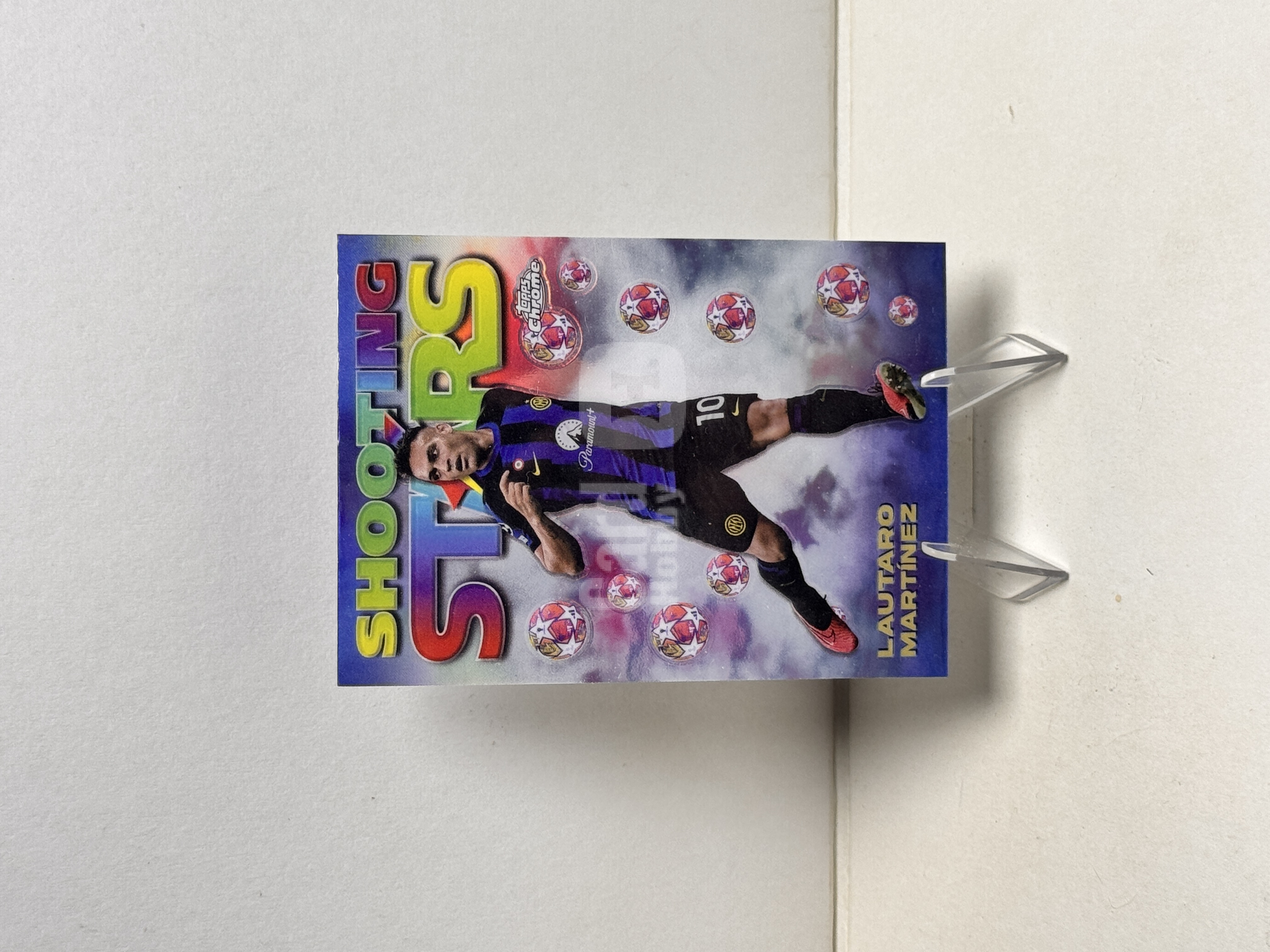 2024 Topps Chrome Lautaro Martínez 欧冠TC 劳塔罗 马丁内斯 国际米兰  Shooting Stars 特卡 银折 折射 收藏必备 卡品如图【星爷代拍】C3-3