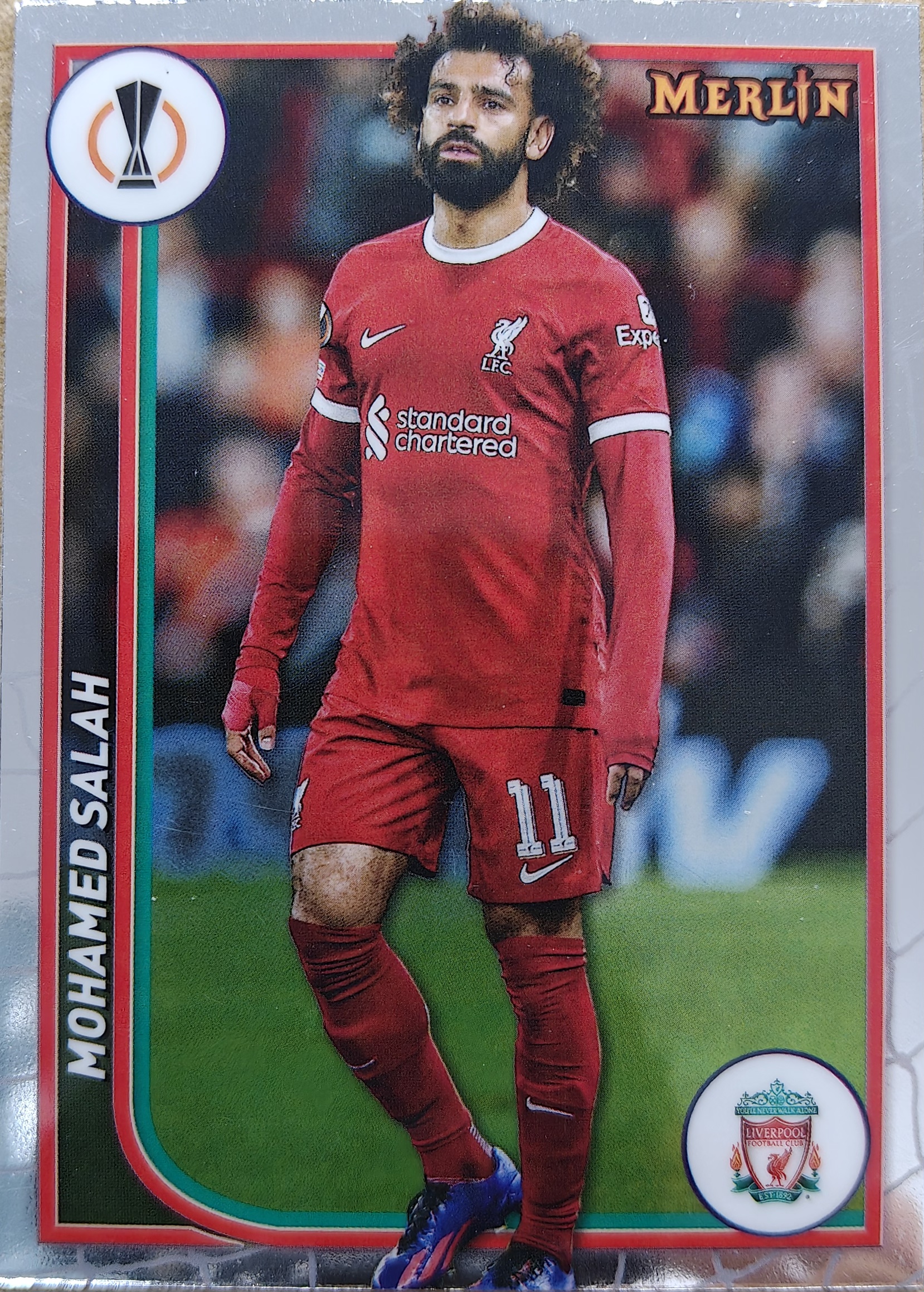 2023-24 Topps Merlin Mohamed Salah 英超 利物浦队魂 英超 冠军 萨拉赫