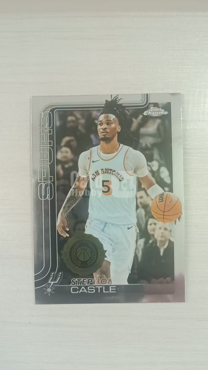 2025 Topps Chrome Stephon Castle #228 马刺 斯蒂芬 卡斯尔 TC 元年