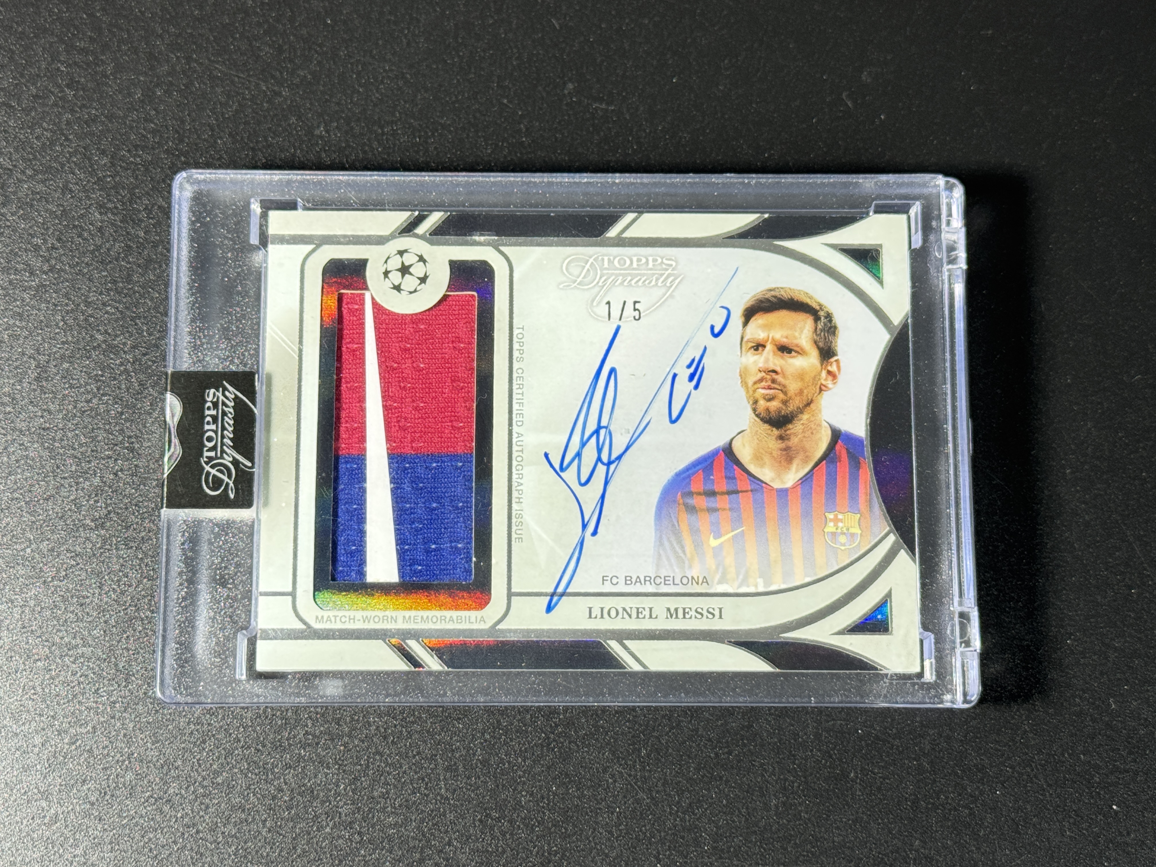 【喷子拍卖】2025 topps dynasty Lionel Messi 欧冠王朝 巴塞罗那 阿根廷球王 梅西 patch 签字 5编 首编 闪版 卡签 系列大hit卡 最有价match-worn亲穿落场 原封砖 送订制壳 Avicii