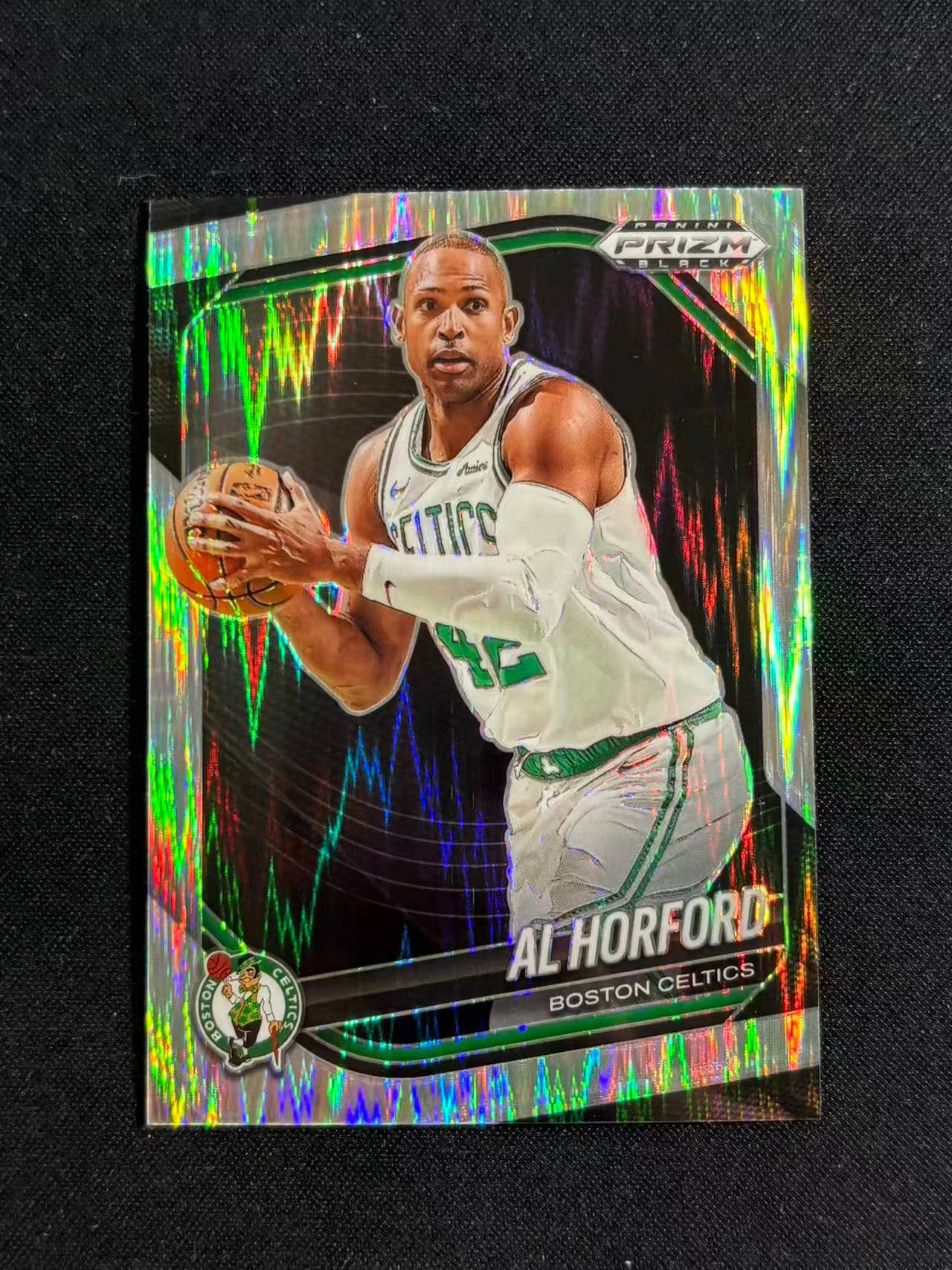 【梦卡拍卖】2024-25 Panini Prizm Black Al Horford 艾尔 霍福德 凯尔特人 绿军 PZ black 银瀑布折 /249编 #DD# 装片