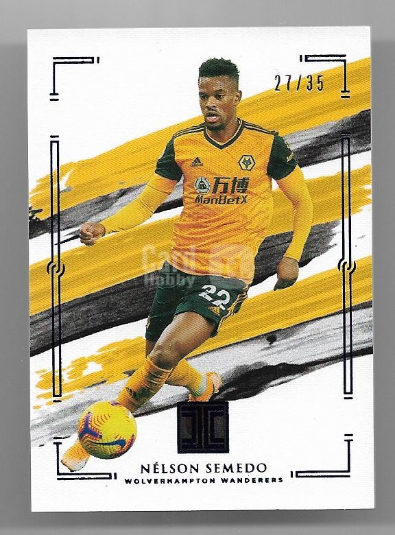 2020-21 Panini Impeccable Nelson Semedo (鸿英收藏社)2020-21 Panini 英超 小真金 狼队 塞梅多 35编 球星卡 27/35