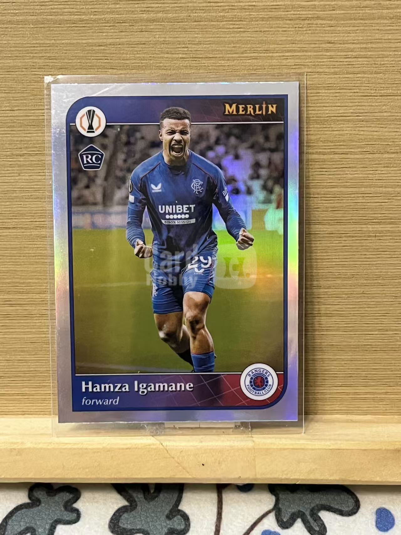 2025 Topps Merlin chrome hamza lgamane RC 哈姆扎 新秀 流浪者 银折 欧冠 实卡精美 卡品如图 L11
