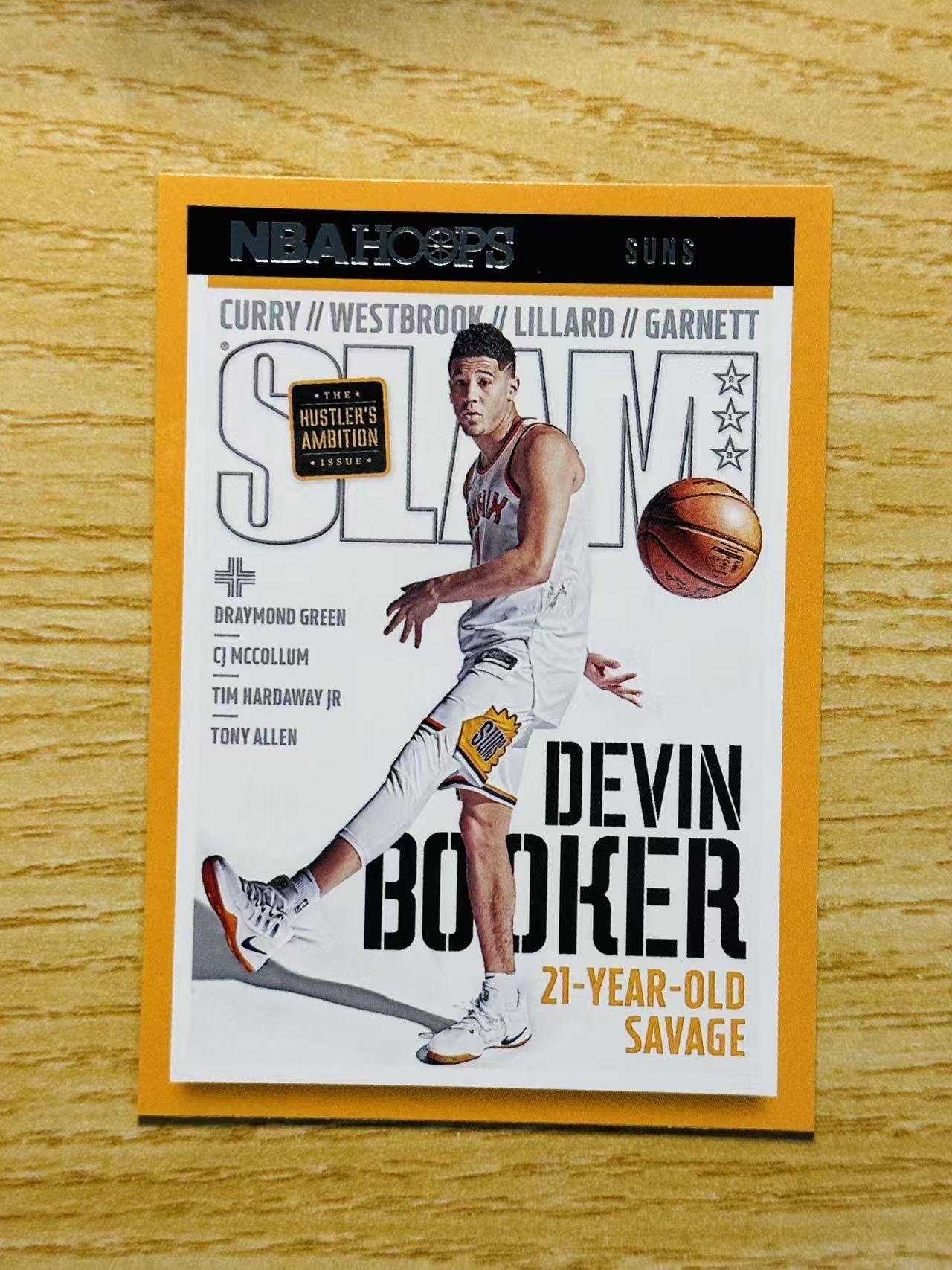 2021-22 Panini NBA Hoops Devin Booker 嘿嘿代卖 德文 布克 杂志 特卡 太阳 收藏必备
