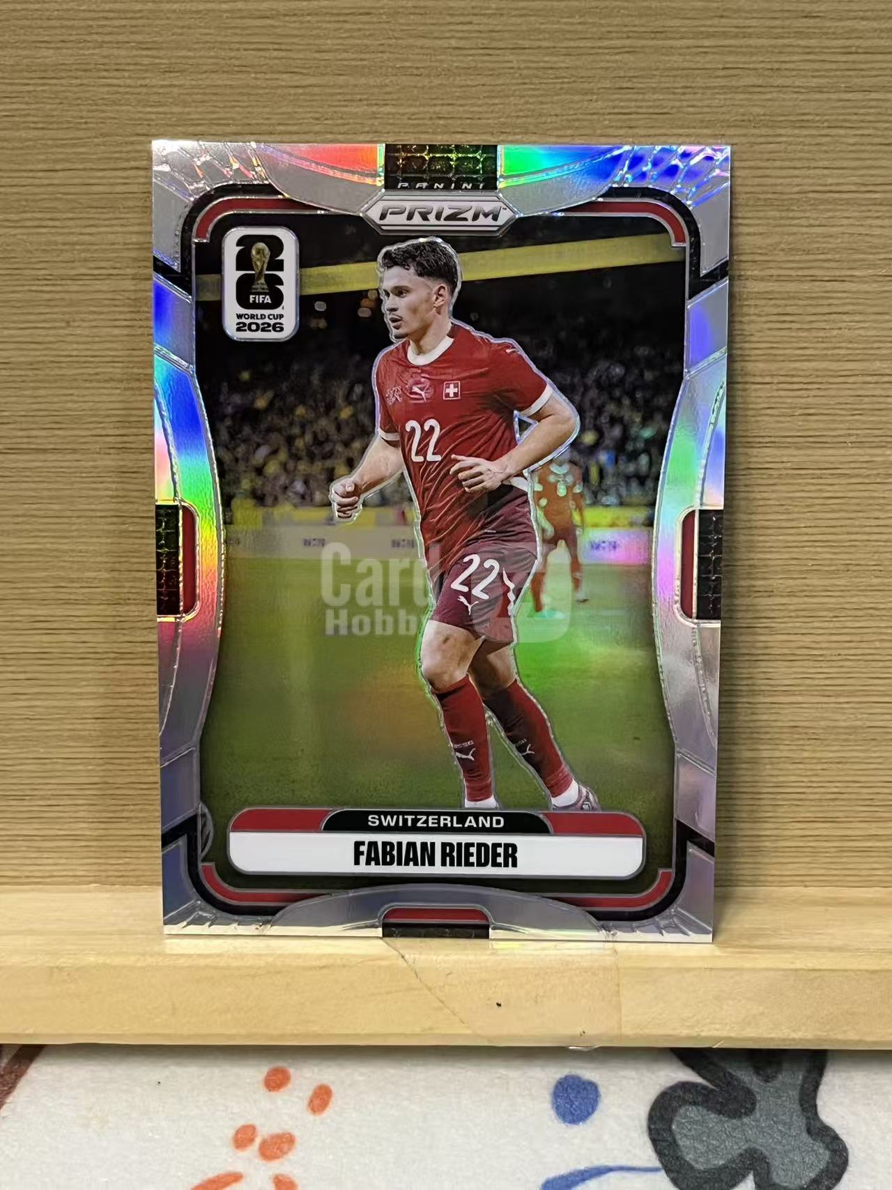 2026 Panini World Cup Prizm Fabian Rieder 里德尔 瑞士 银折 世界杯 实卡精美 卡品如图 LA-1