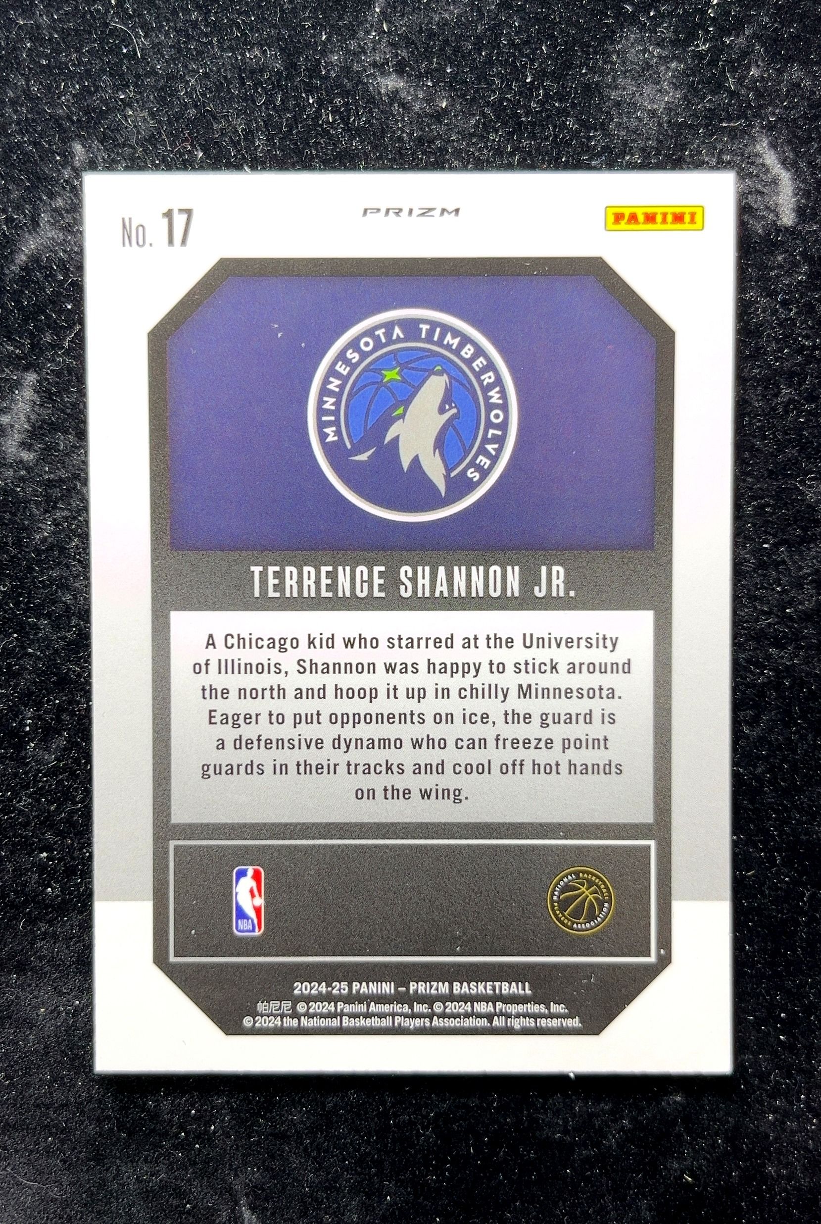 【小白1%代卖】2024 Panini Prizm Emergent 新兴 Terrence Shannon Jr. 特伦斯·香农 银折 折射 新秀 RC 卡品如图 高价值 #17 0702