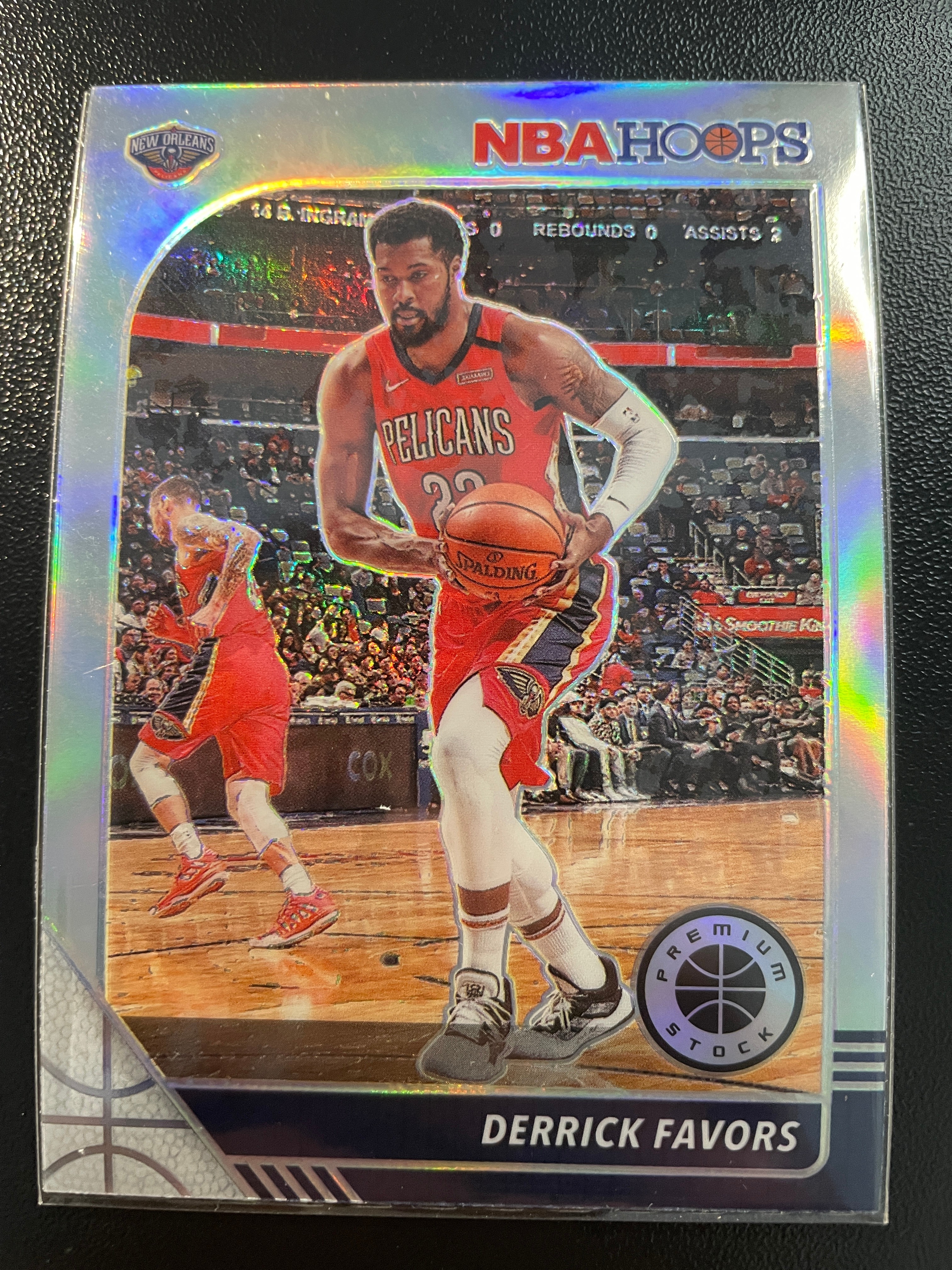 2019-20 Panini NBA Hoops Derrick Favors 【金宝福拍卖】德里克 费沃斯 折射 银折 热门球星 超新星 收藏凑套必备 微瑕 A9