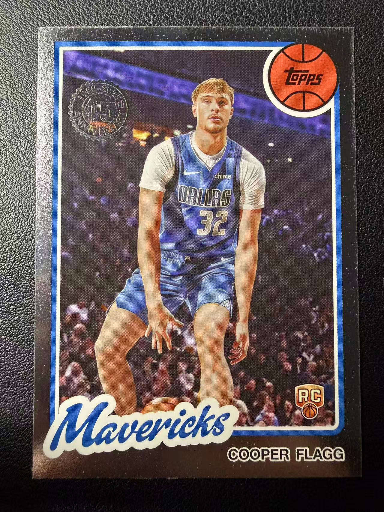 2025-26 Topps Flagship Cooper Flagg RC Topps 独行侠 新秀年 库珀 弗拉格 45周年 复古 base 状元 卡品如图(Peter)