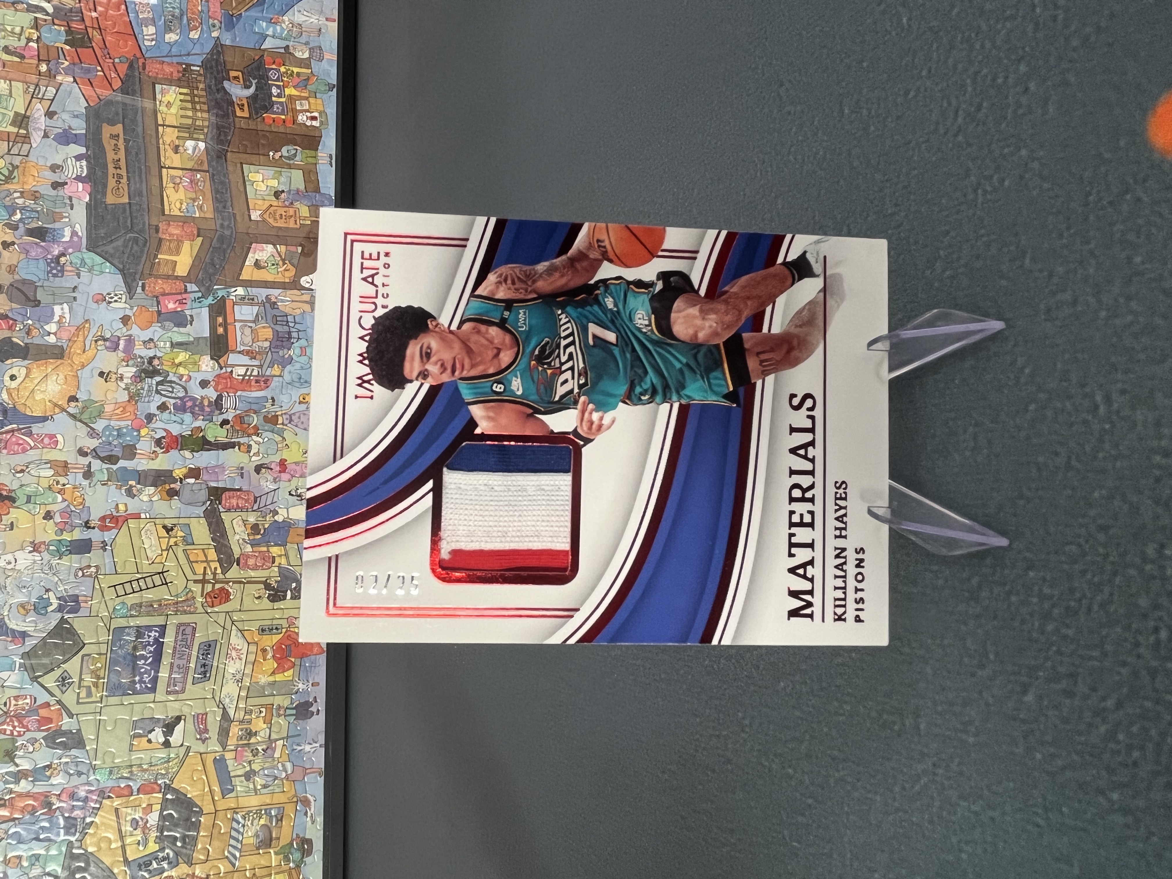 【大盘鸡】 2022-23 Panini Immaculate Killian Hayes 03/10编 物料 球衣 pacth 金平行 高端系列 爱咪咪 基利安 海斯 活塞时期 微瑕如图