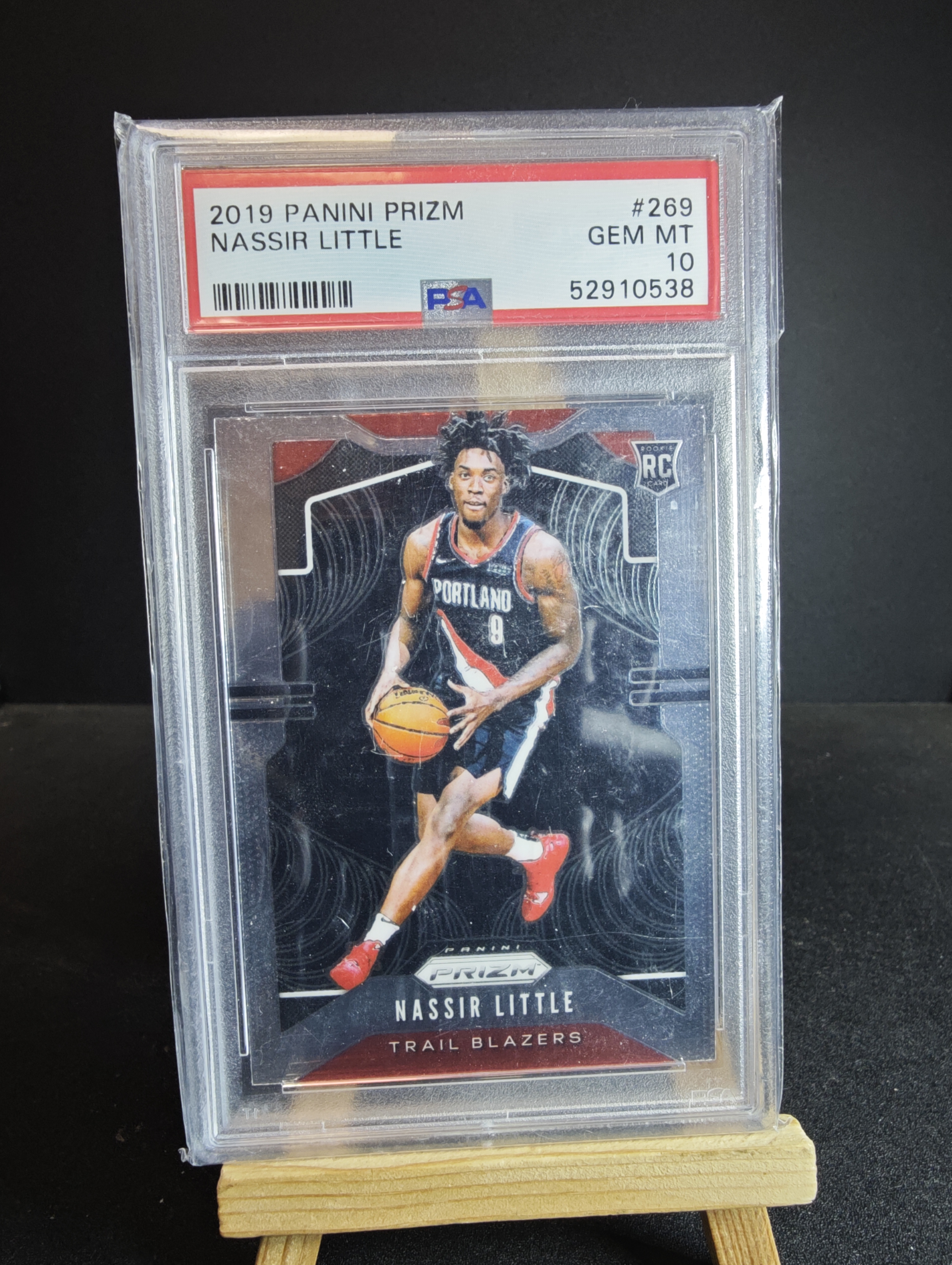 2019-20 Panini Prizm Nassir Little RC prizm 纳西尔 利特尔 新秀 评级 10分 卡品如图 no.2512.3 91代拍