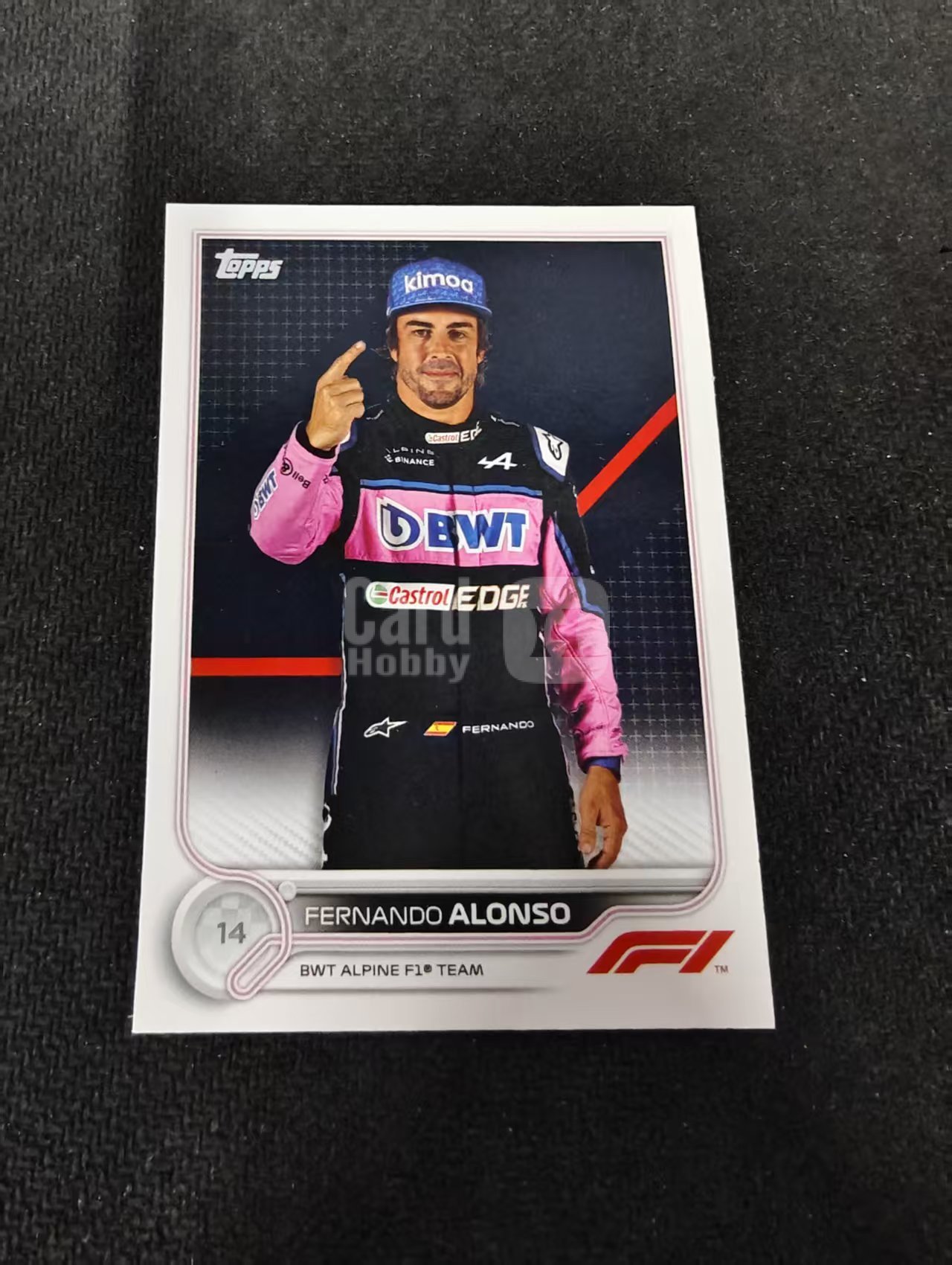 2022 Topps F1 Chrome Fernando Alonso 阿隆索 头哥 阿斯顿马丁 划痕 边角瑕疵 @13