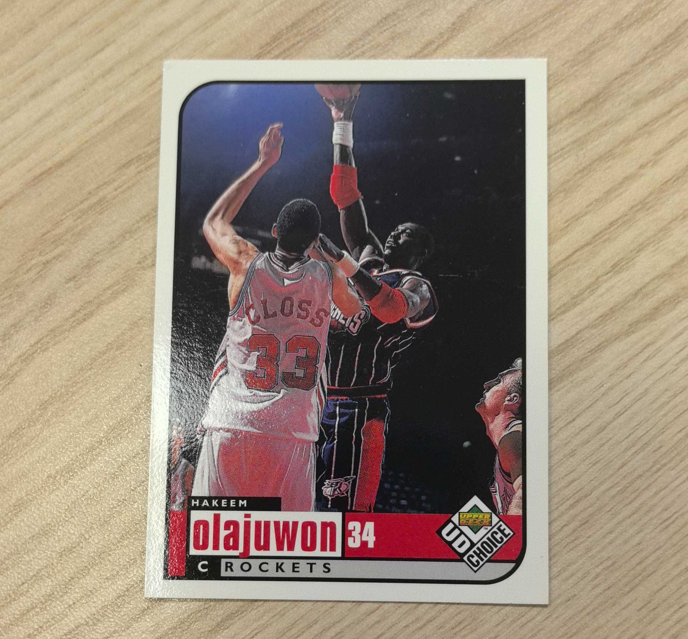 1998-99 Upper Deck Choice Hakeem Olajuwon 奥拉朱旺 大梦 50大 75大 名人堂 84年状元 2届总冠军 12届全明星 MVP6届最佳一阵2届最佳防守火箭猛龙