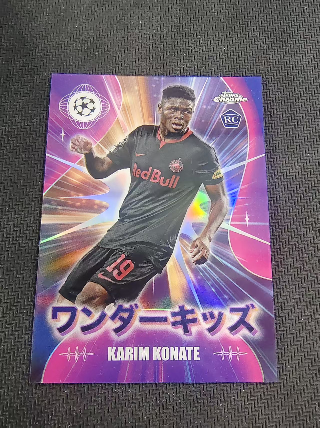 【可合并,不累计】2024 Topps Chrome Karim Konate 卡里姆-科纳特 新秀 RC 萨尔茨堡 神奇小妖特卡 银折 日版 欧冠 划痕 边角瑕疵