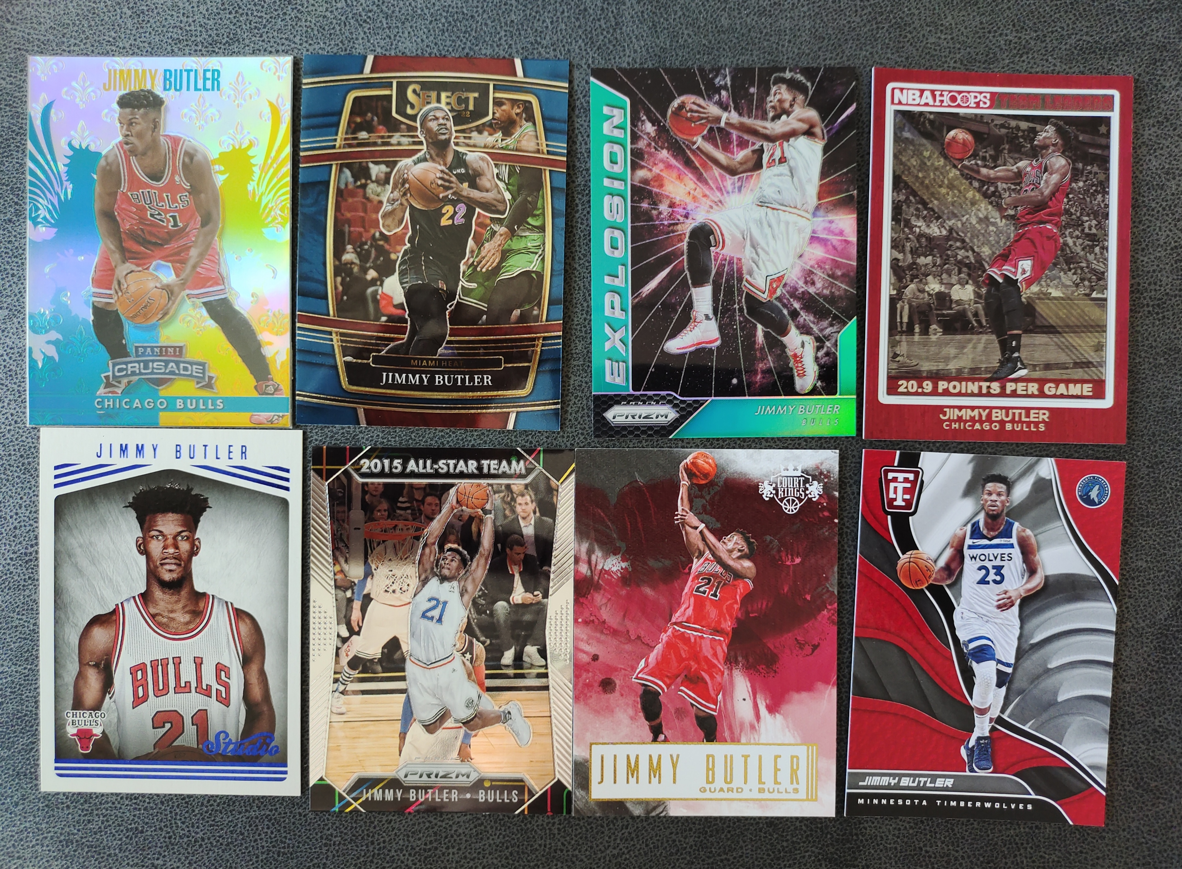 2013-14 十字军 crusade 等系列 吉米 巴特勒 Jimmy Butler 芝加哥 公牛队 青折249编带队 8张打包