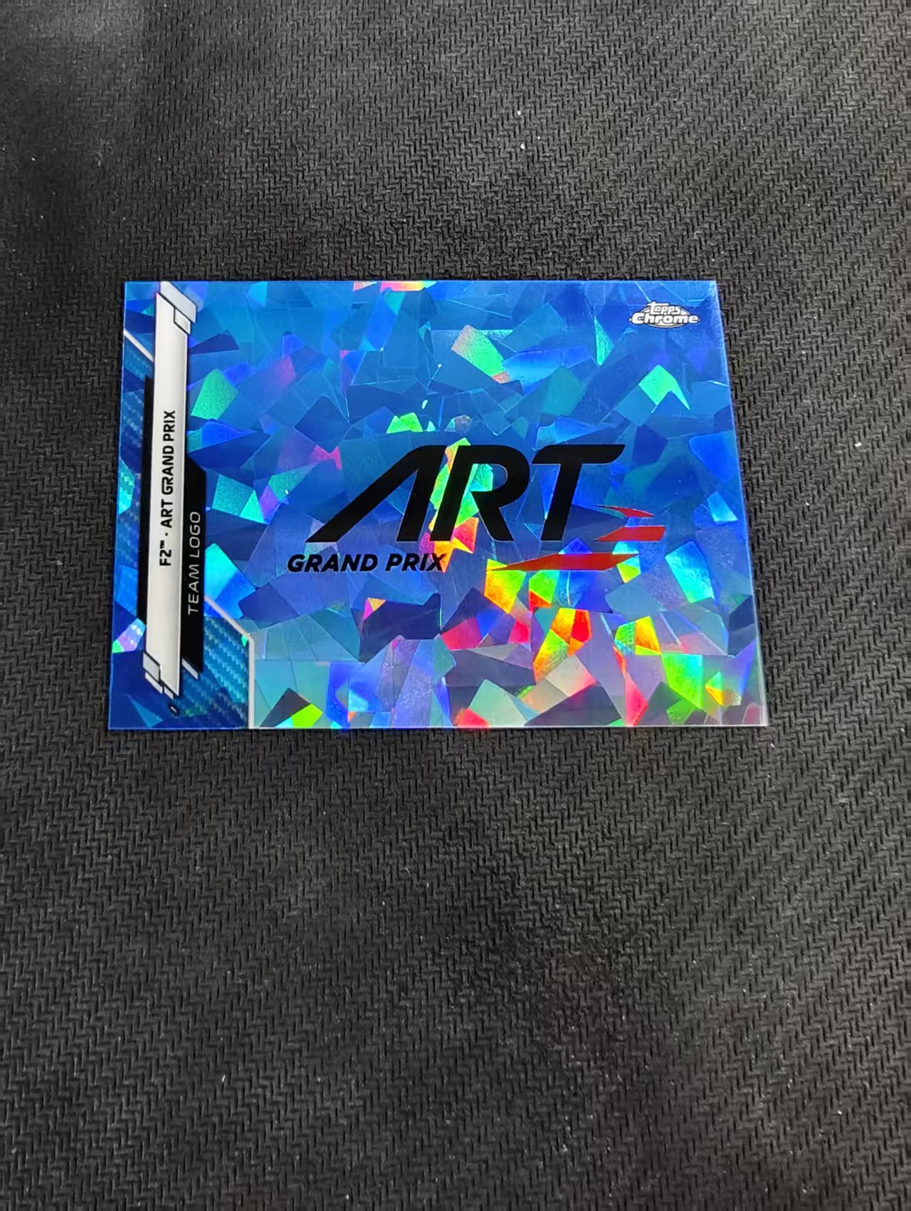【汽水拍卖】2020 Topps Chrome F1 F2 ART Grand Prix 车队 队徽特卡 Team Logo特卡 蓝宝石 碎冰折 瑕疵如图