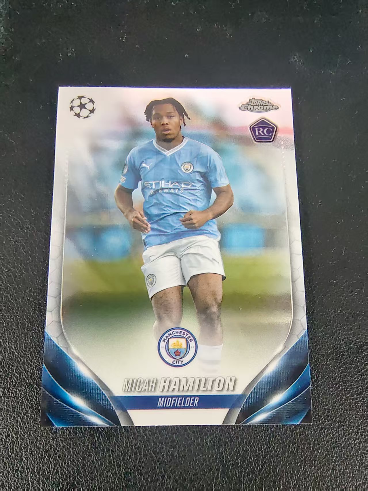 【可合并,不累计】2024 Topps Chrome Micah Hamilton RC 曼城 新秀RC 汉密尔顿 欧冠 划痕 边角瑕疵 #29