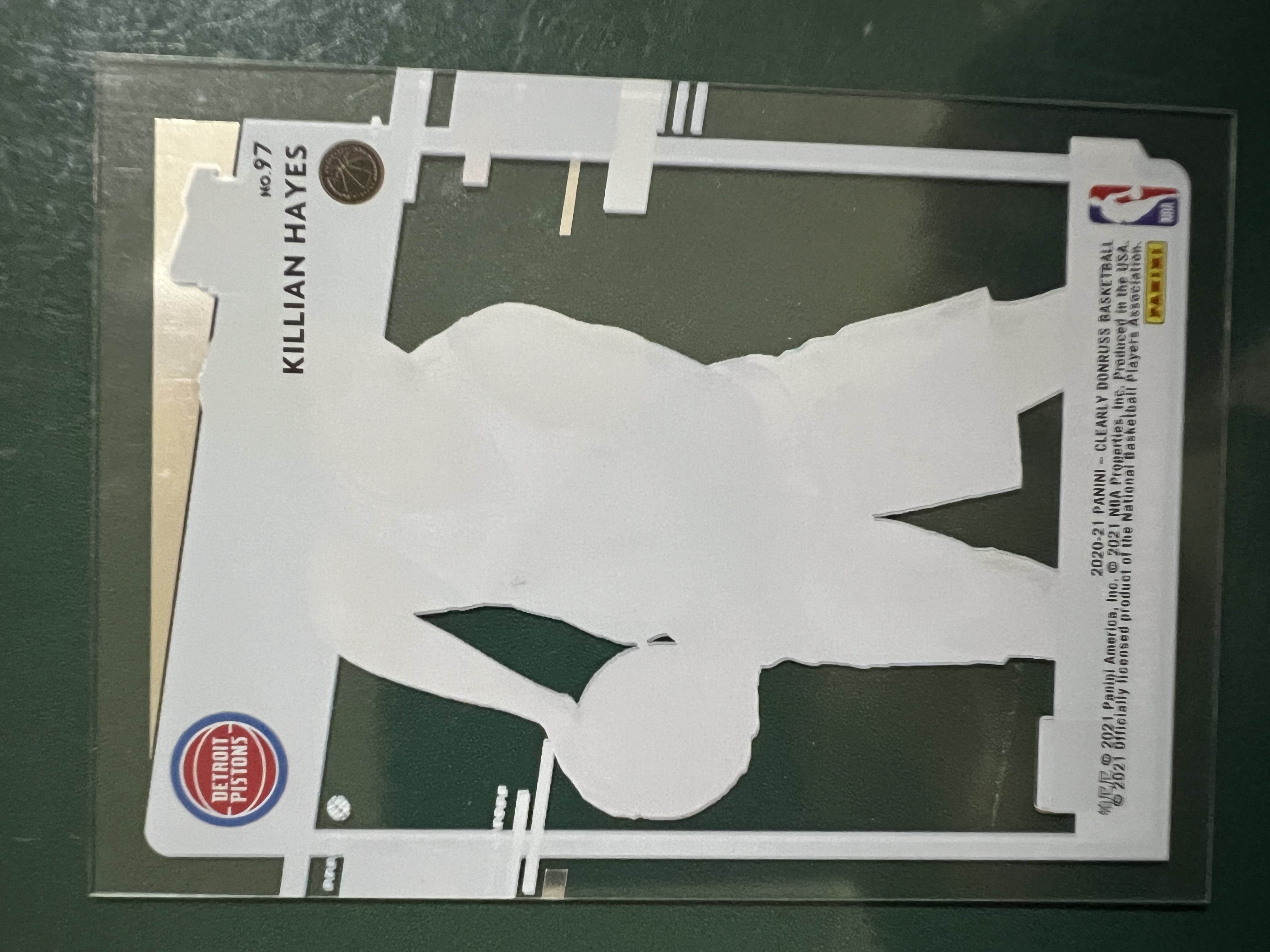 2021-22 Panini Donruss Killian Hayes 基利安·海斯 底特律活塞 特卡 折射 BASE 完美收藏 卡品如图