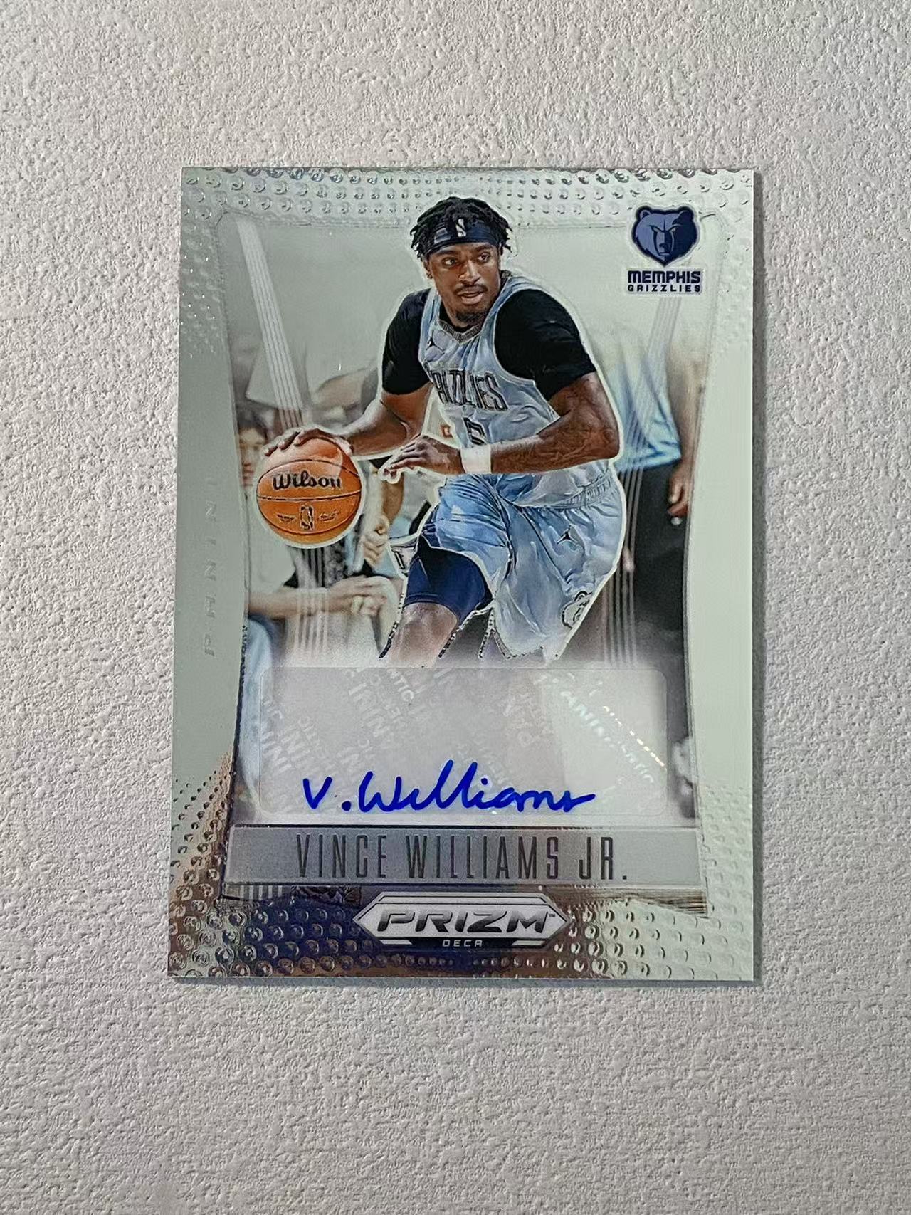 2023-24 Panini Prizm Deca Vince Williams Jr. PZ 元年复刻 灰熊 小文斯 威廉姆斯 签字 收藏必备