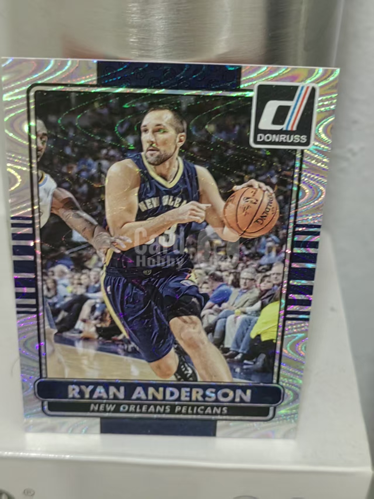 2014-15 Panini Donruss Ryan Anderson 杜蕾斯 莱恩 安德森 鹈鹕  变形虫折 篮 白边白角 不保卡品 卡品如图