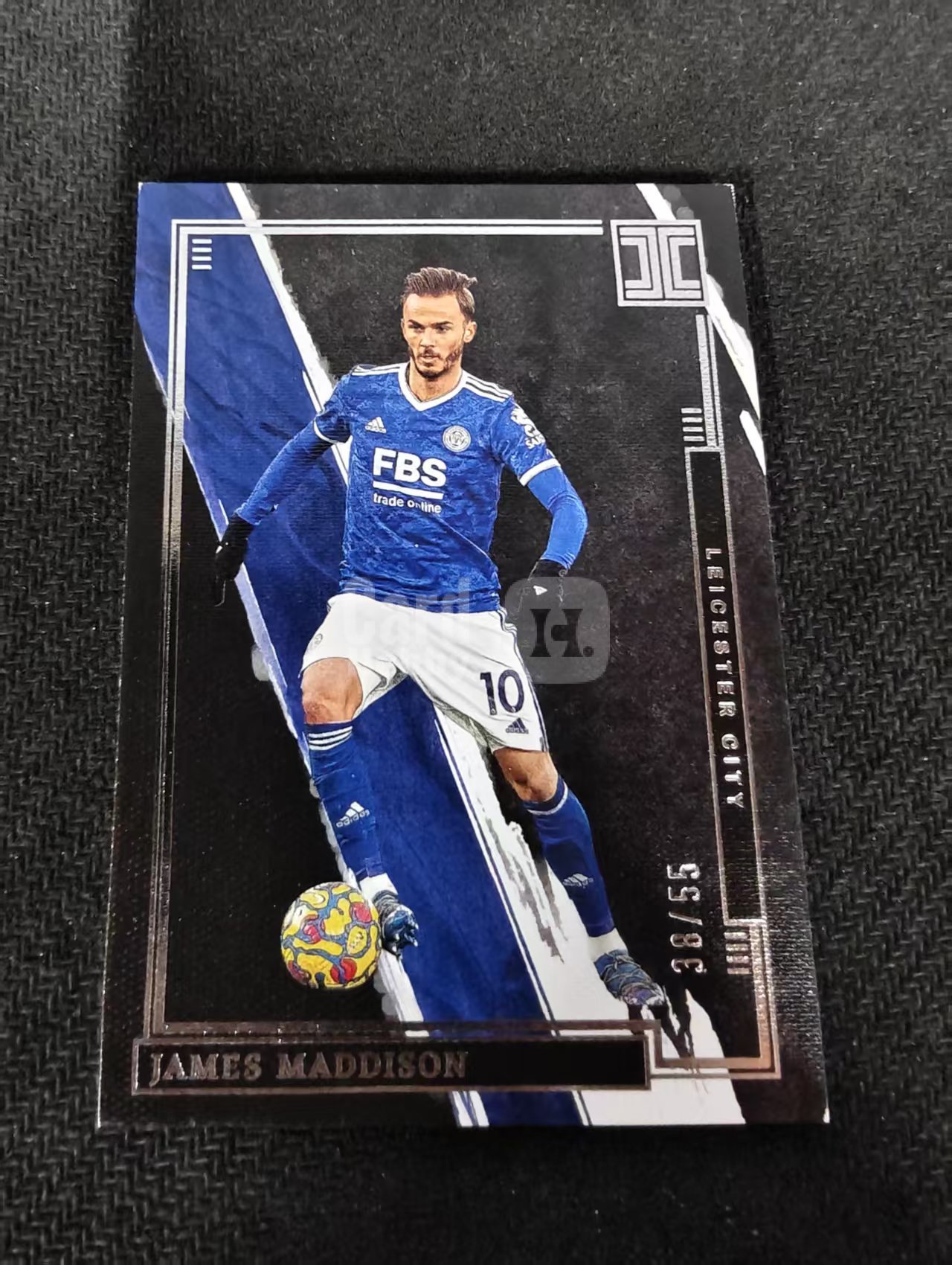 2021-22 Impeccable 英超小真金 James Maddison 詹姆斯 麦迪逊 莱斯特城 热刺 55编 瑕疵如图