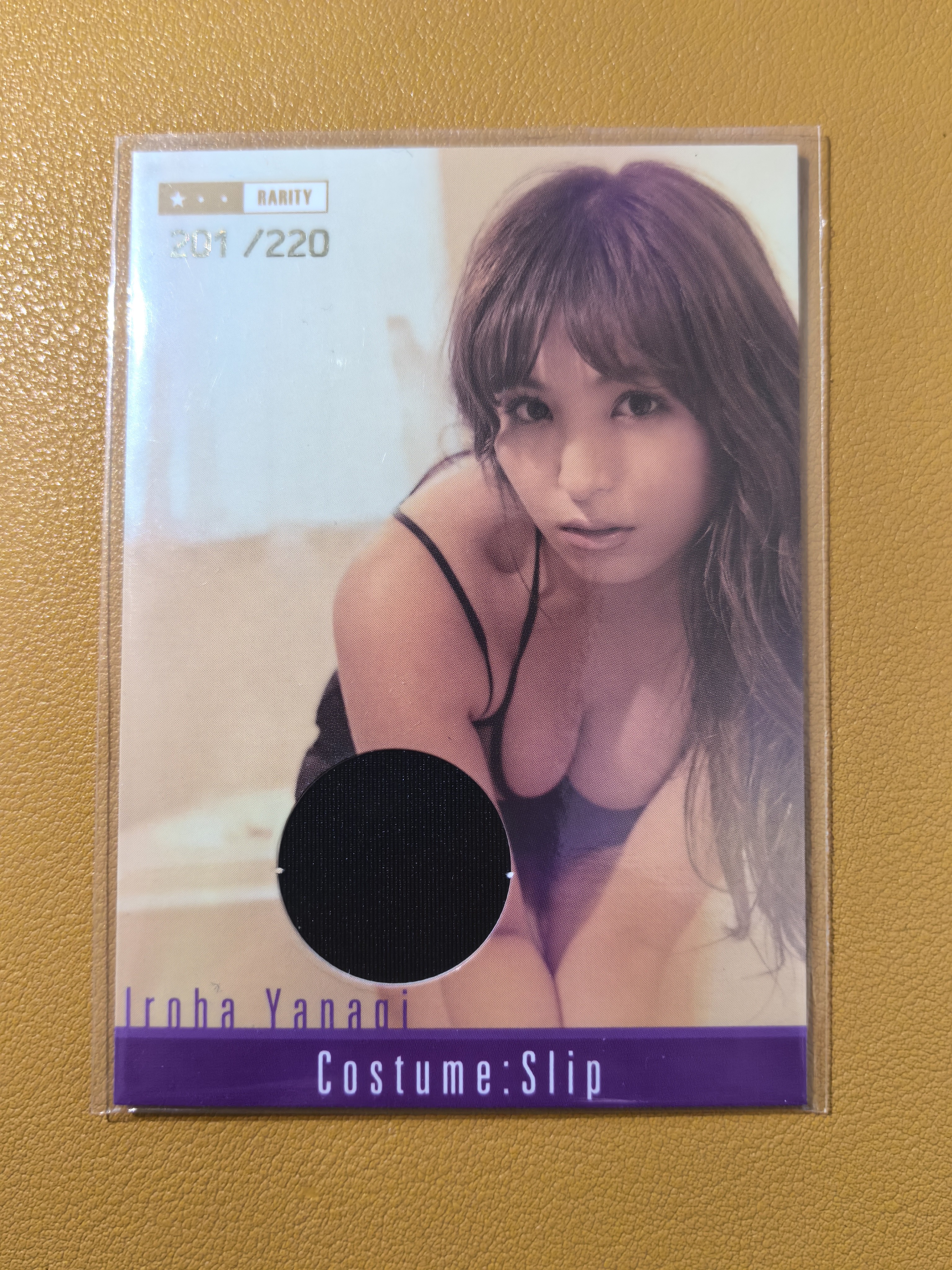 HIT'S偶像艺人【日本代购】柳伊吕波 220编物料卡 实卡超好看绝版稀有美女车模妹卡