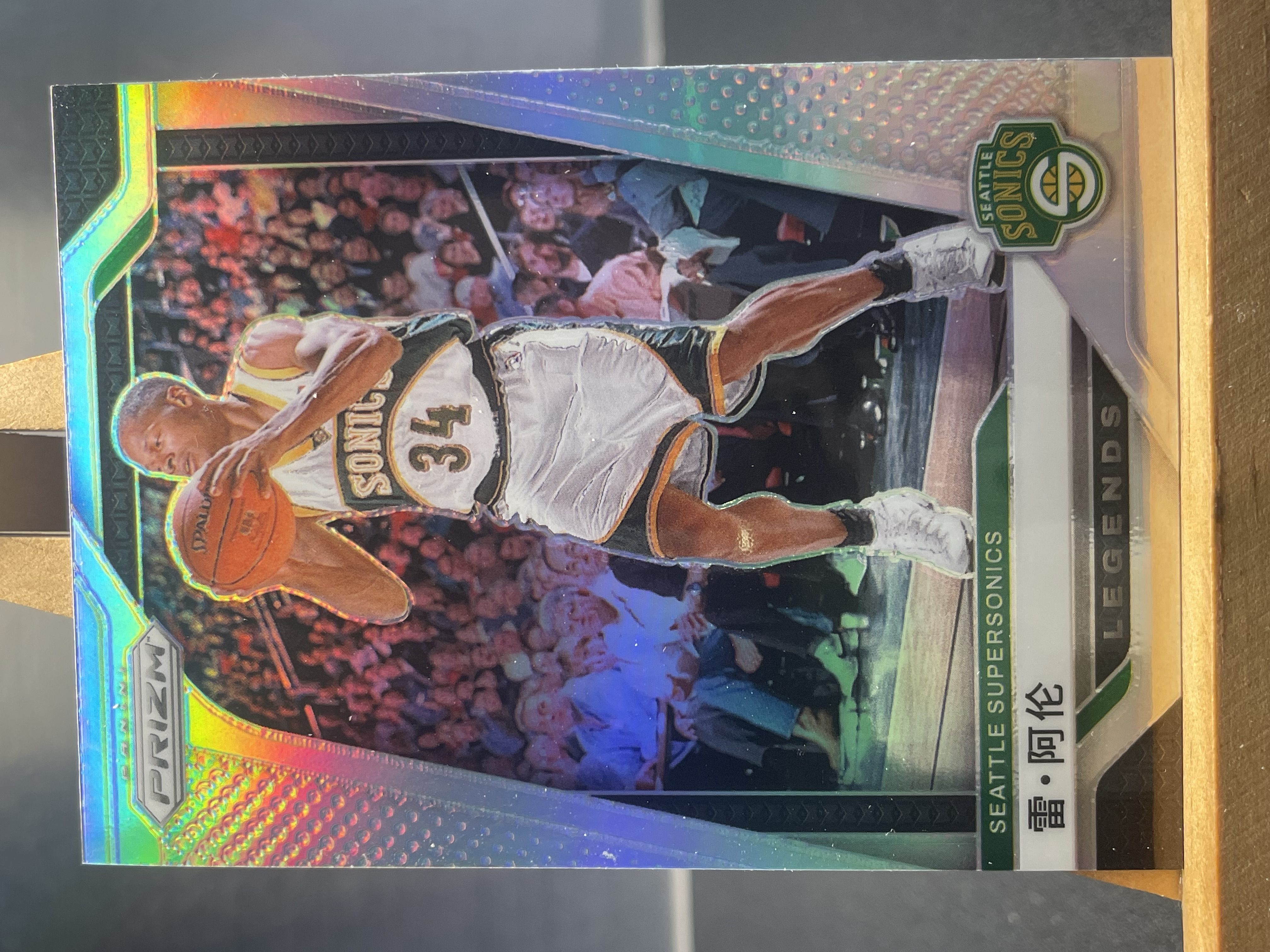 (B8) 2024-25 PANINI PRIZM 银折 绅士 雷阿伦 近期大热球星 收藏凑套必备 !!!