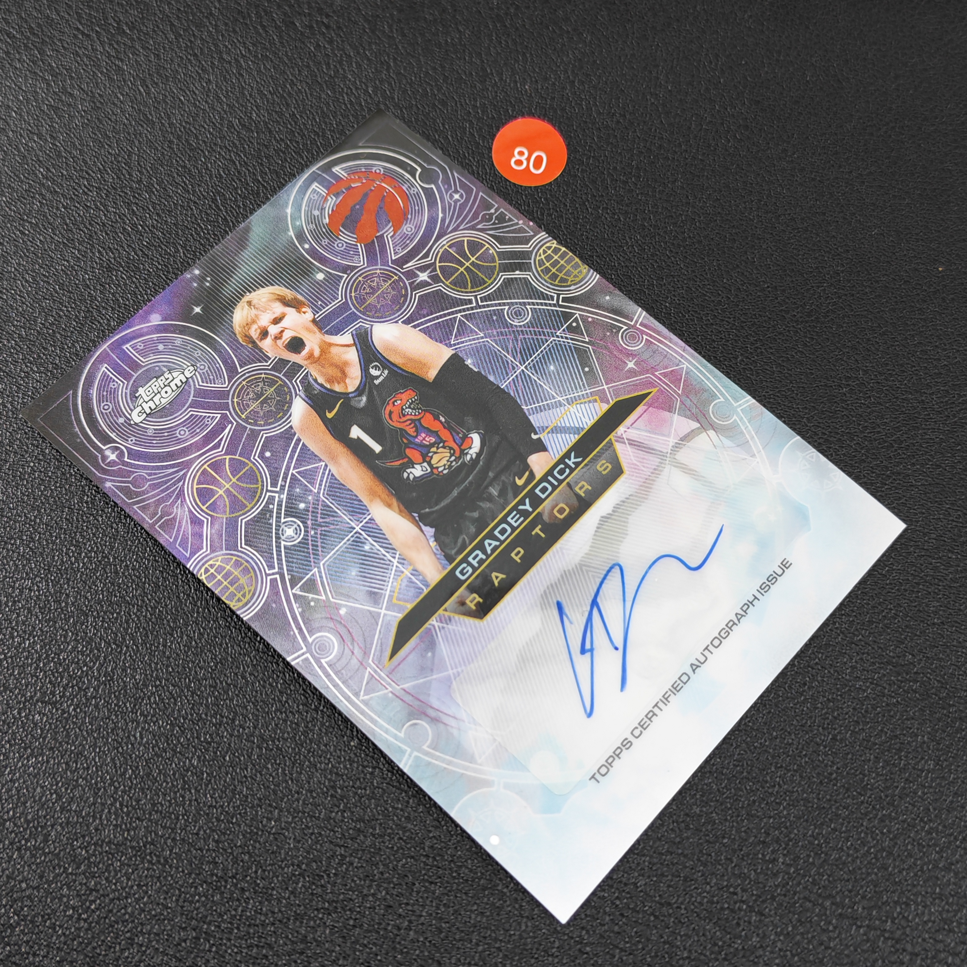 【鹰歌拍卖】格雷迪·迪克 Dick 猛龙 Chromographs签字卡 贴签|2026 Topps Chrome update 神射手 白人射手 潜力新星 凑套必备 不保卡品#momo