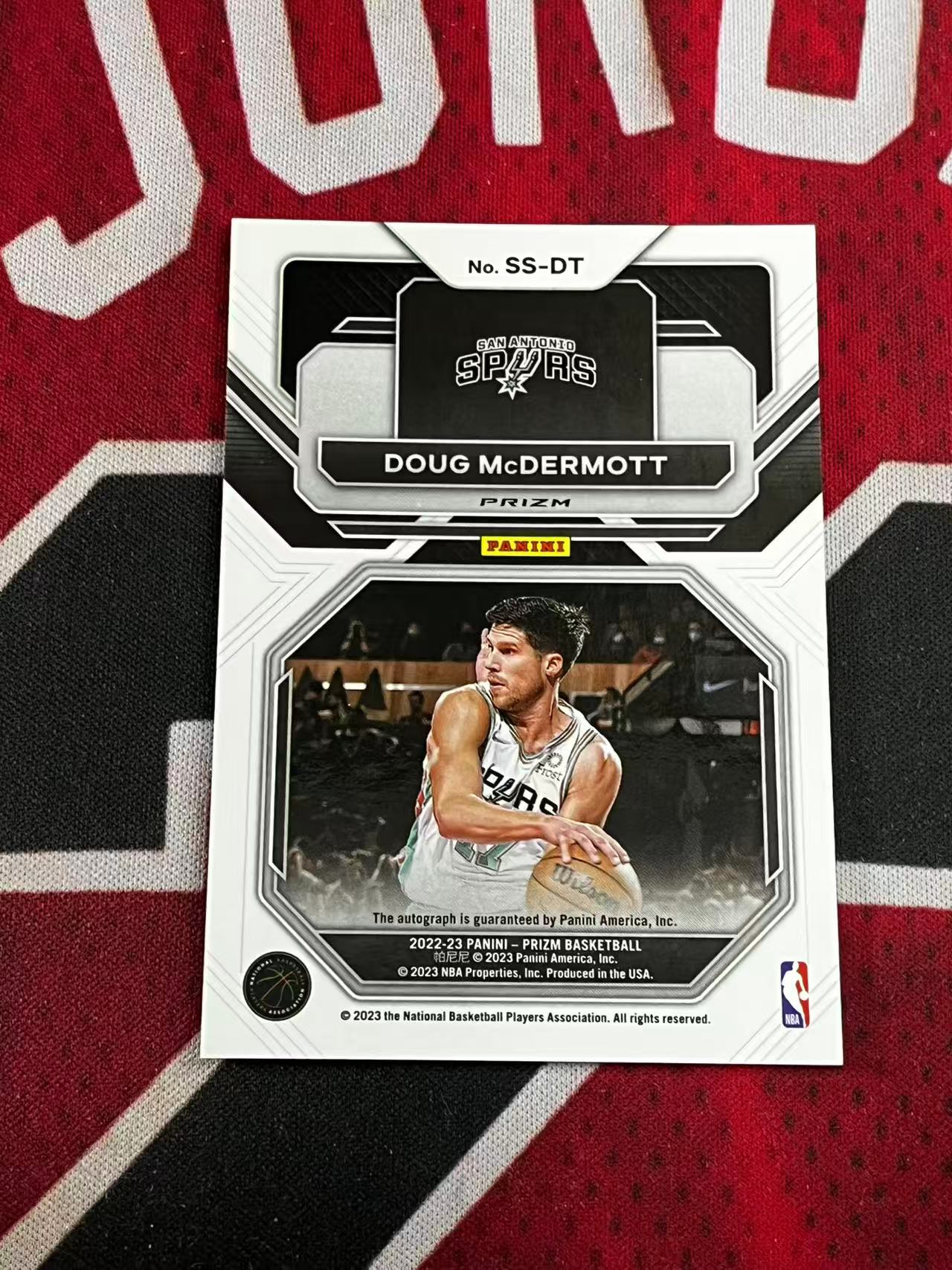 【接寄拍费率低至5%含卡淘手续费】2022-23 PANINI PRIZM PZ 步行者 神射手 道格迈克德莫特 签字卡 SS签 红圈圈折射 专收凑套必备【烂臭嘴拍卖】