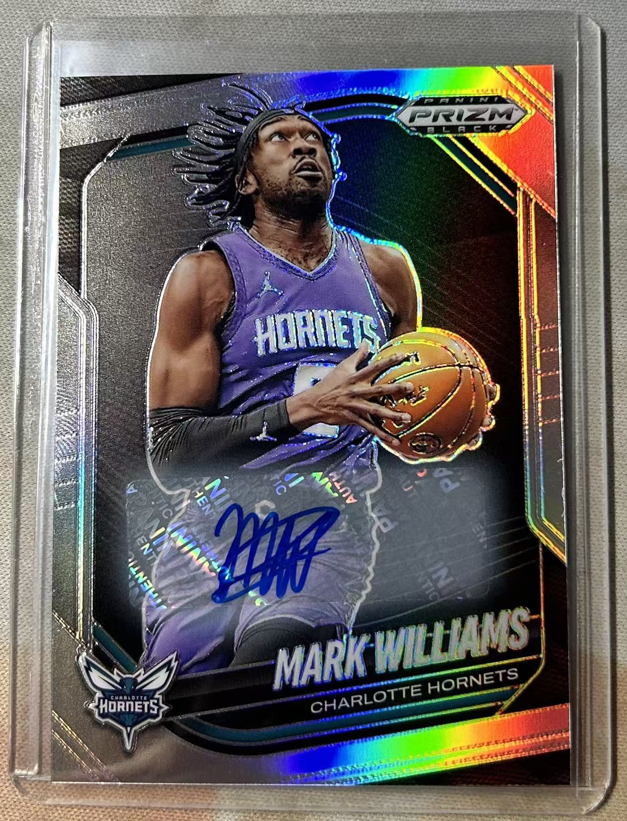 2024-25 Panini Prizm Mark Williams PZ 黄蜂 马克 威廉姆斯 正银折 签字 银折 折射 特卡 卡品如图 收藏必备