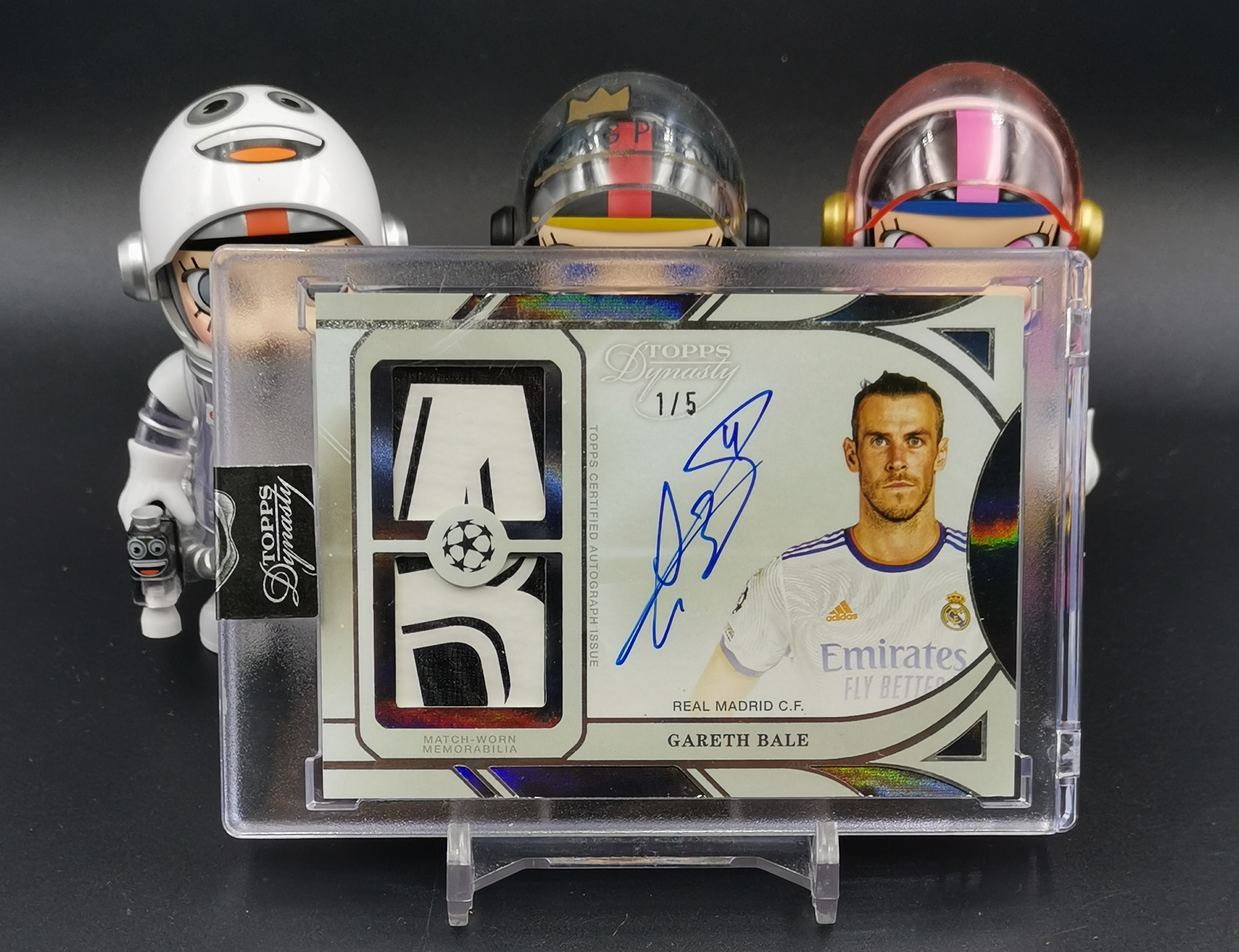 2025 Topps Dynasty Gareth Bale 【学浪】Topps 王朝系列 皇家马德里 贝尔 大圣 双窗字母AB球衣切割 签字 ...