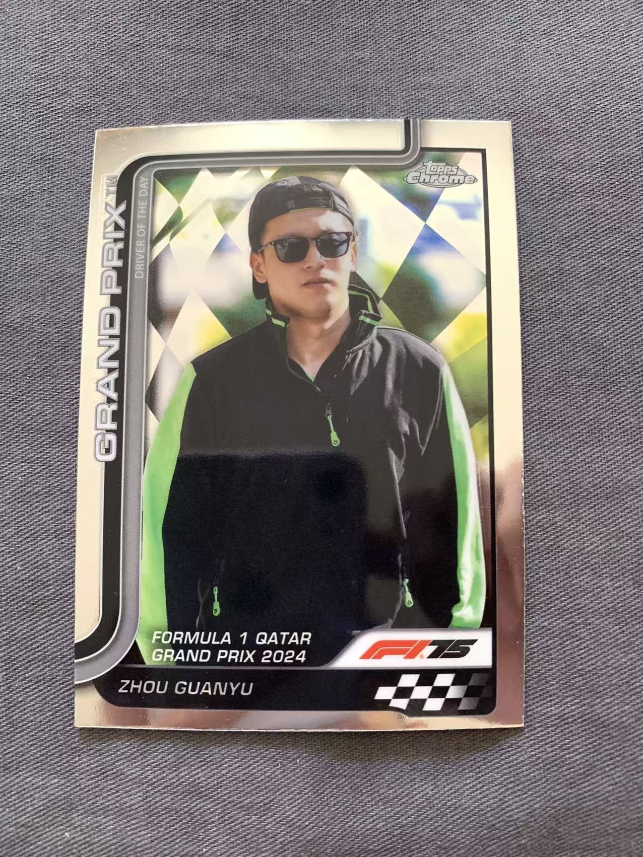 2025 Topps Chrome Guanyu Zhou f1 75周年 中国f1第一位车手 24 小周 周冠宇 国人之光 索博 法拉利 凯迪拉克 戴戴