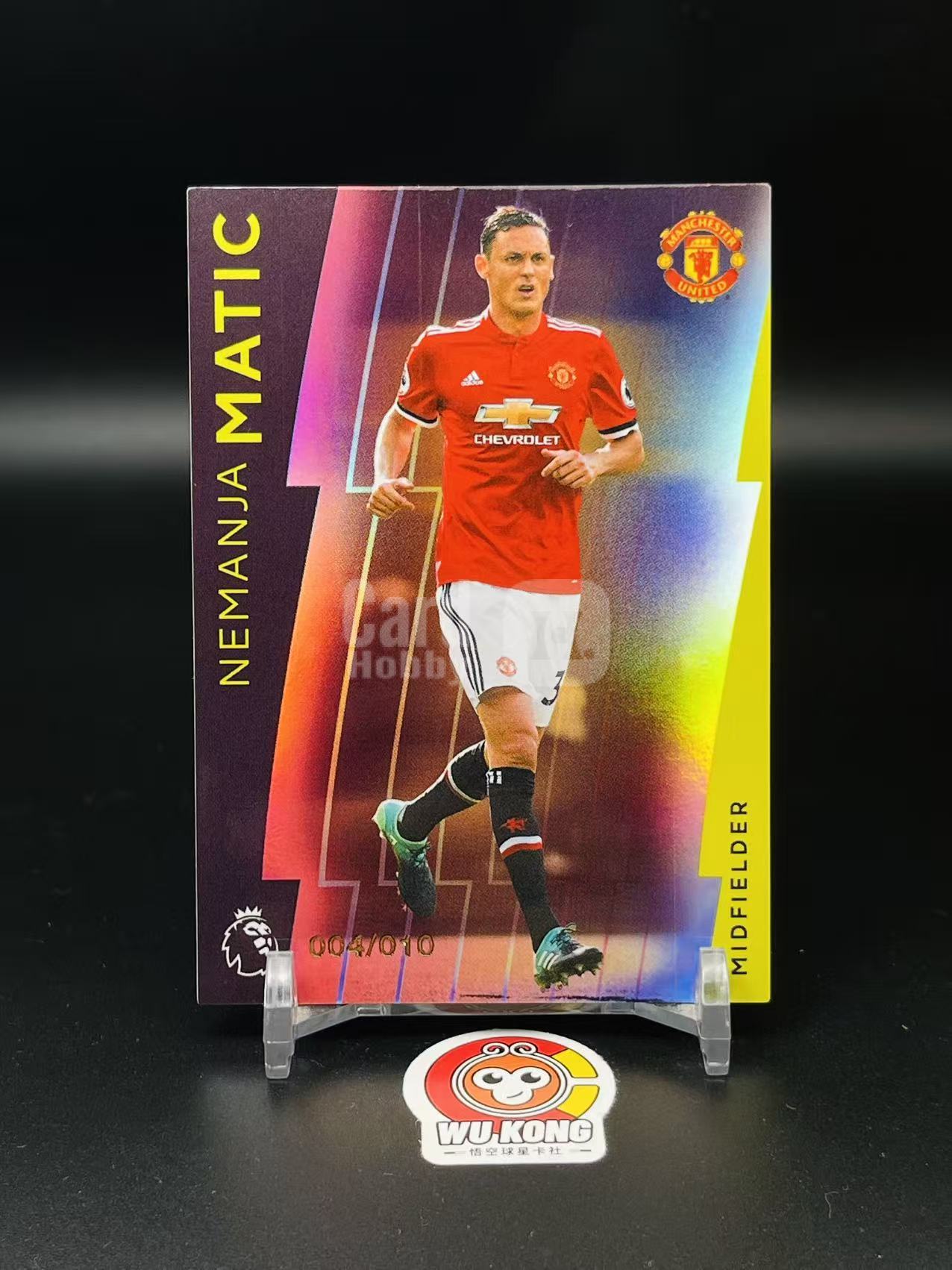 2018-19 Topps Platinum Nemanja Matic #58英超 马蒂奇 /10编 低编 曼联 老卡 实卡精美 投资必备 值得收藏【悟空拍卖】wd