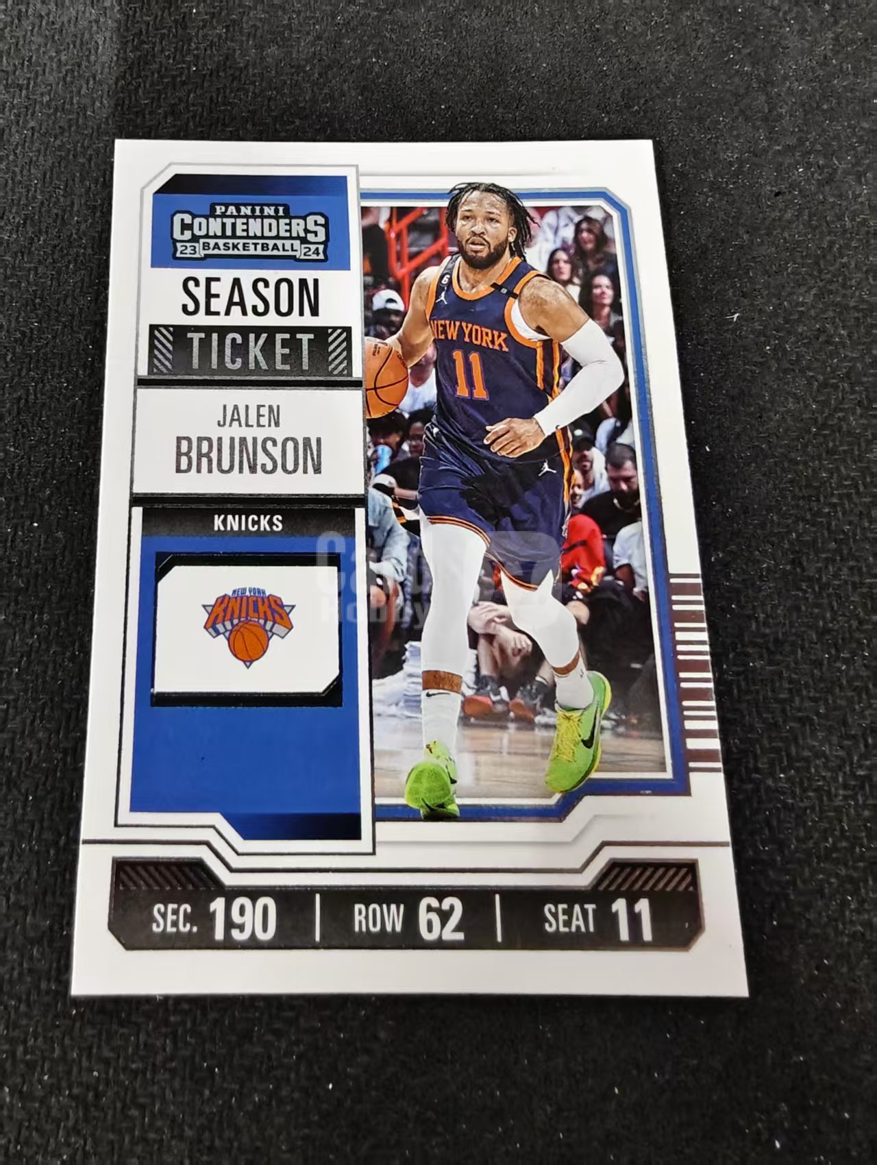 【可合并,不累计】2023-24 Panini Contenders Jalen Brunson 球票 尼克斯 大头 杰伦布伦森 边角瑕疵 #59