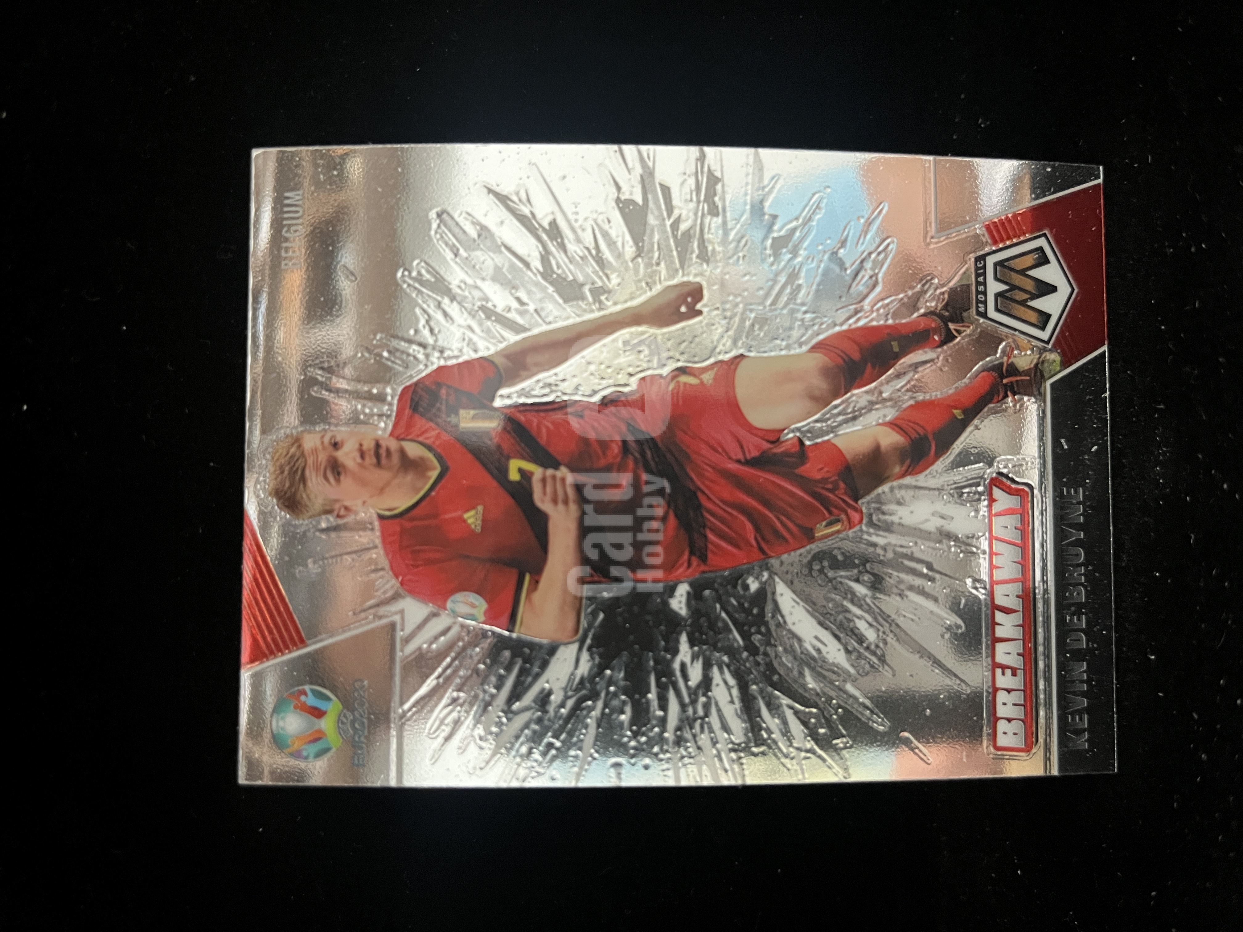 免费代拍 2021 马赛克 UEFA Euro 德布劳内 Kevin De Bruyne Breakaway 卡品如图#A031