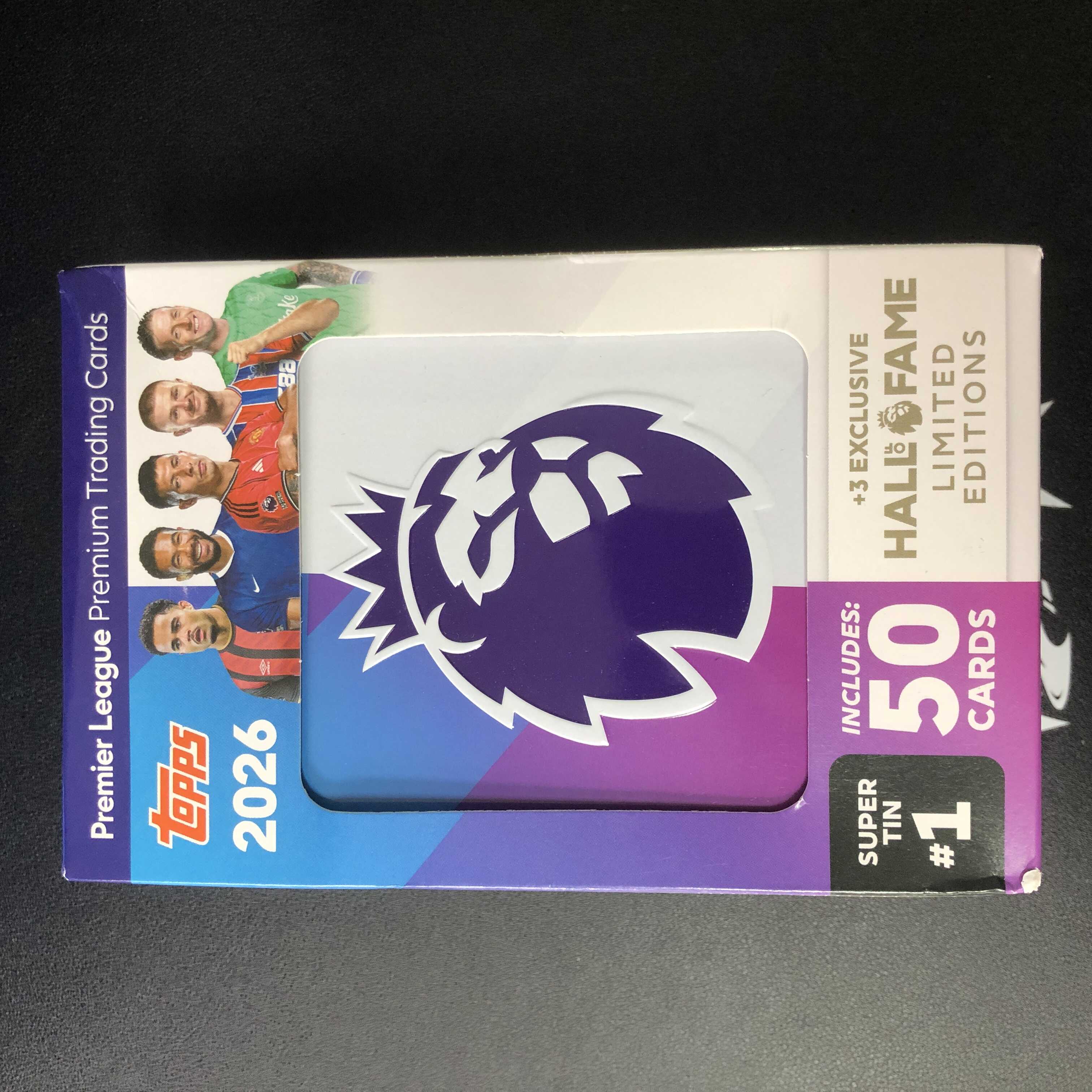 【拔脚代卖】2026 Topps 铁盒 英超 超级大铁盒 原盒 原封盒 每盒保3张名人堂限定 博恩古莫哈 哈兰德帕尔默萨卡伊布恩佐等众多好人 ...