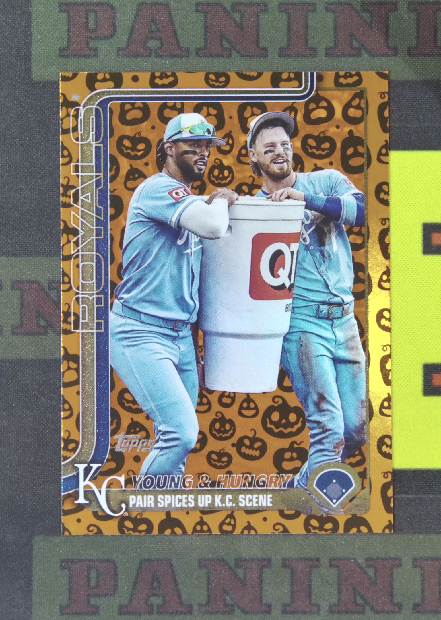 2025 Topps Update Kansas City Royals® Nirvana Project 小鲍比 维特 MJ 梅伦德斯 堪萨斯城皇家 队伍卡 南瓜折 万圣节 比例 SP卡品如图 吴¥