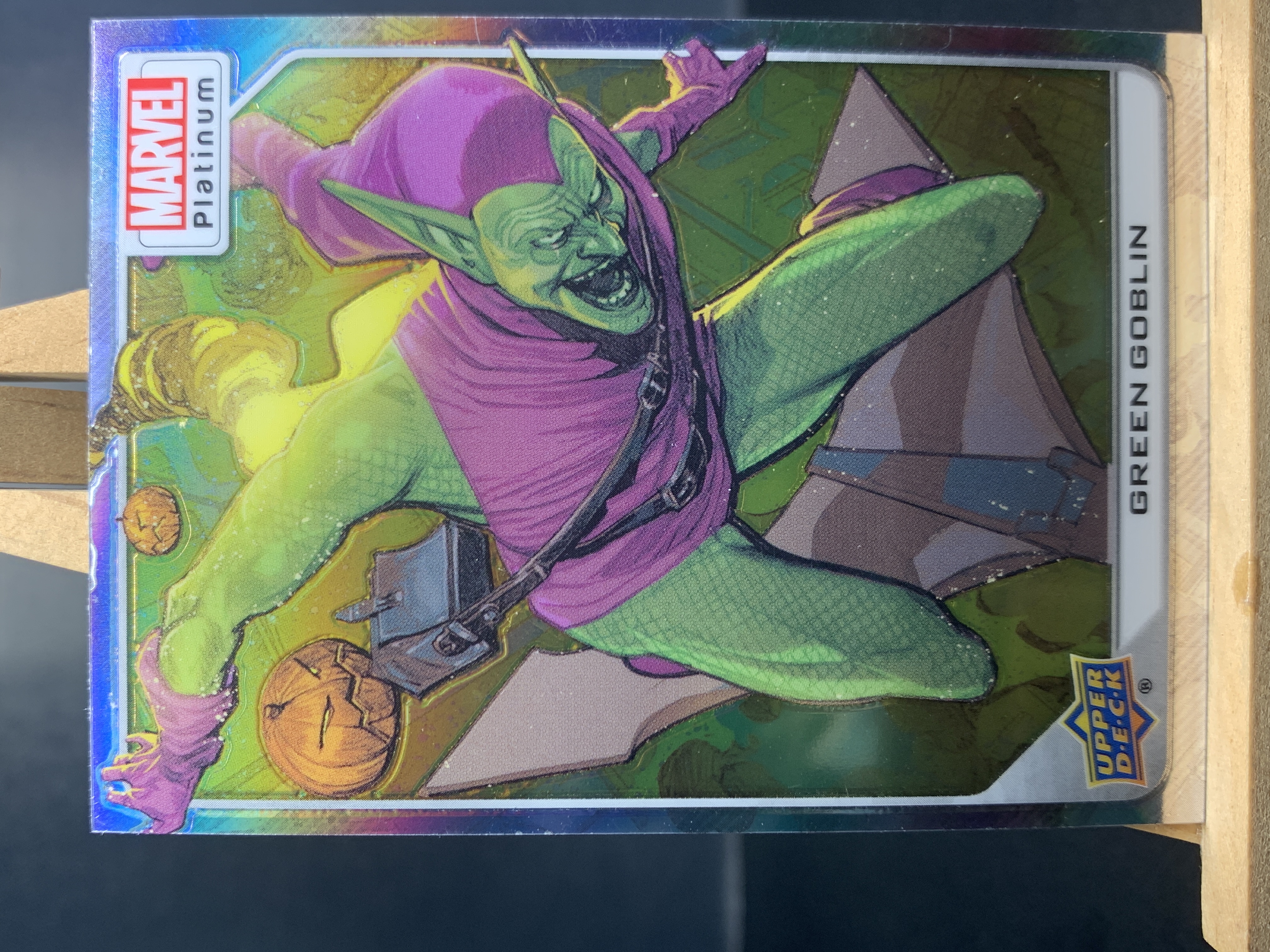 (S3)2022 UPPER DECK Marvel 漫威 银折 初代绿魔 实卡好看 收藏凑套必备 !!!