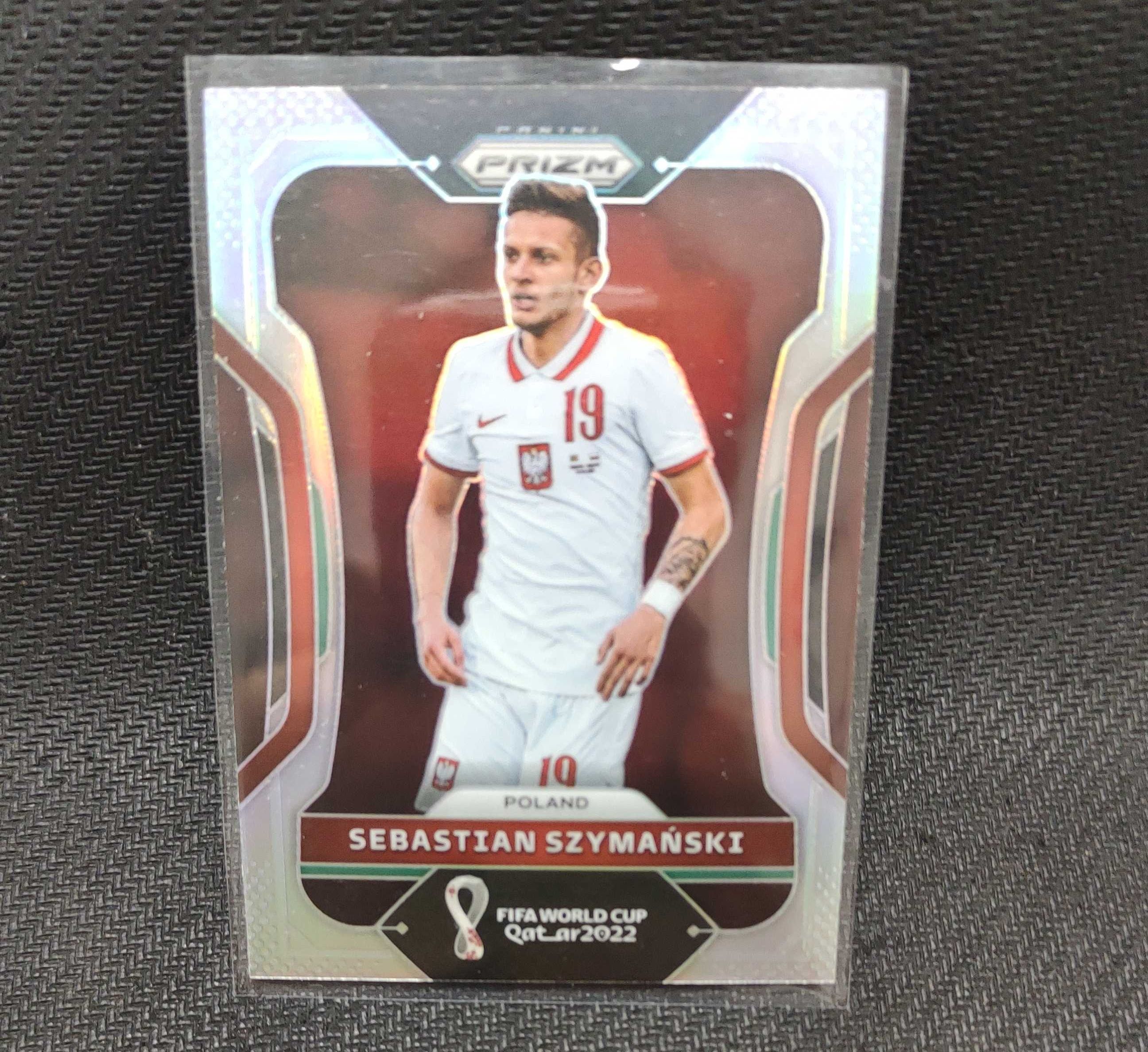 2022 Panini World Cup Prizm Sebastian Szymanski 塞巴斯蒂安 希曼斯基 银折 折射 波兰 世界杯pz 收藏必备 可累计