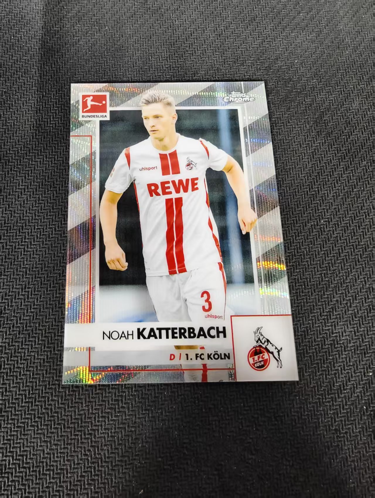 【可合并,不累计】2021 Topps Chrome Noah Katterbach 德甲TC 科隆 卡特巴赫 波纹折 250编