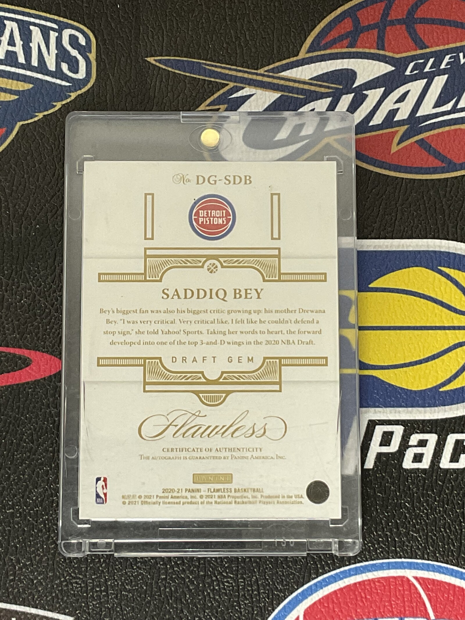 【大树营免费代卖】手提 萨迪克 贝 新秀 15编 签字 活塞 全明星水平 收藏必备 卡品如图 瑕疵如图 #绒