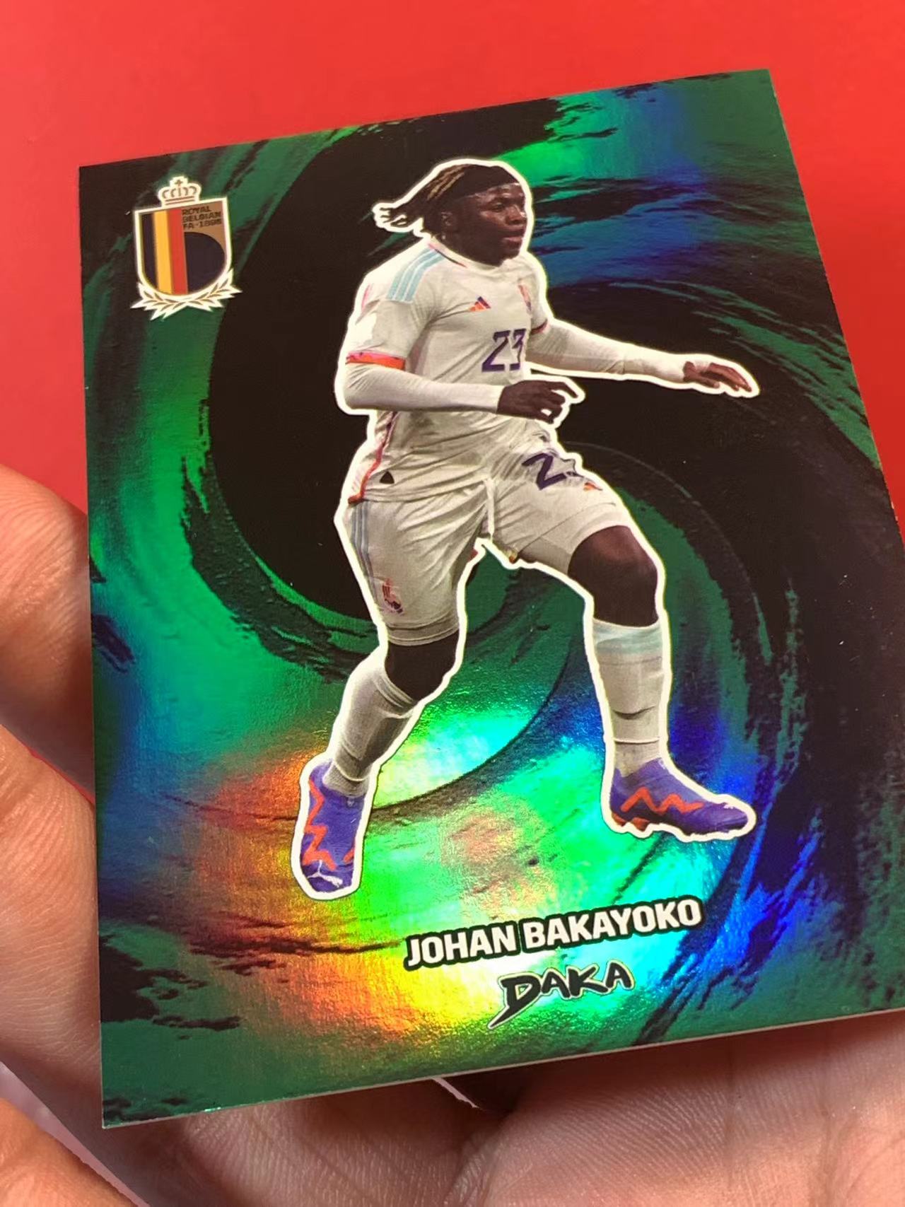 (詹叔代拍)2024-25 DAKA Top Audience Johan Bakayoko 达咖比利时队盒 巴卡约科 绿平行 3/5编! 超低编 顺丰寄付 i3