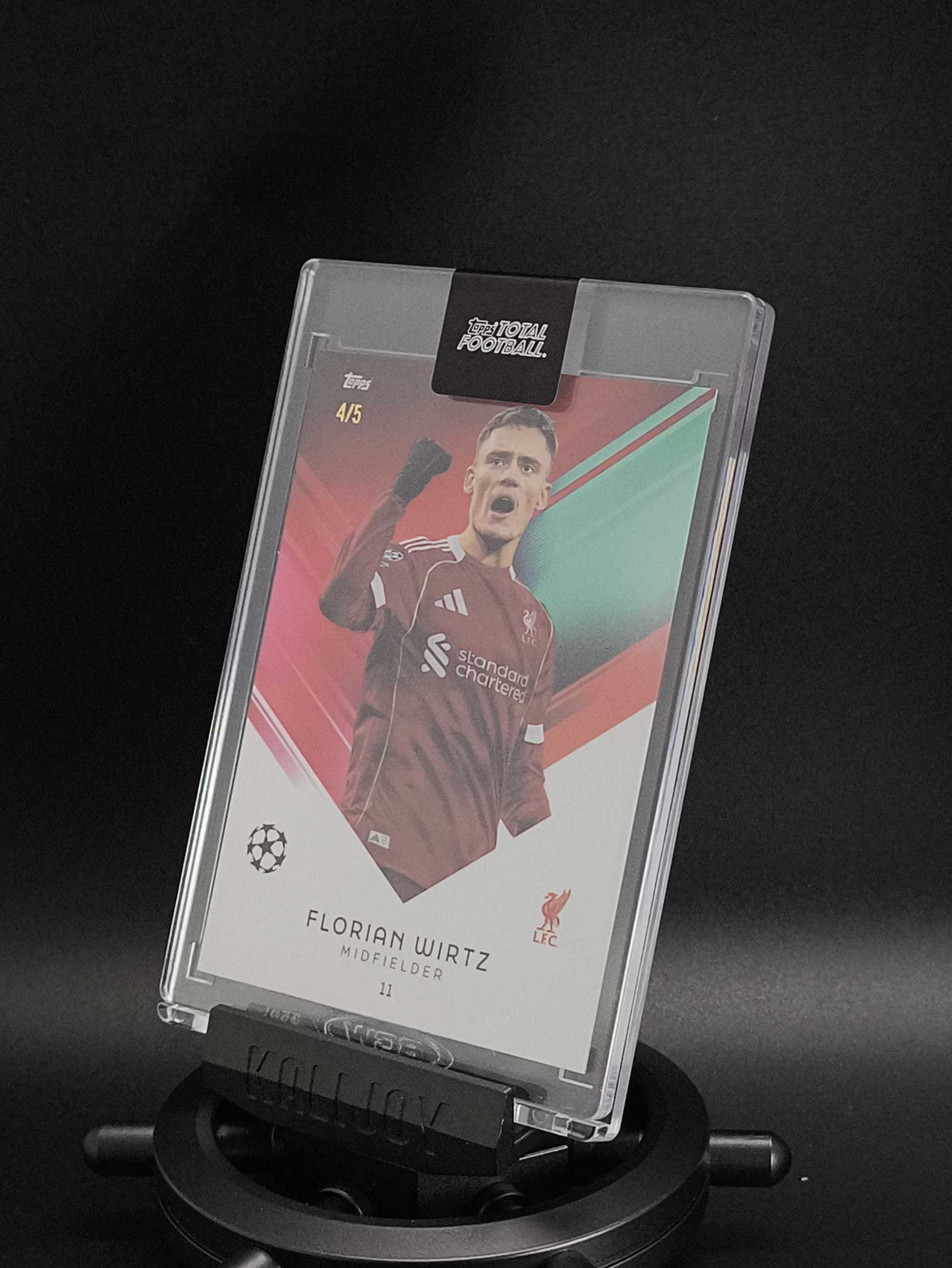 2025-26 Topps Total Football Florian Wirtz 弗洛里安·维尔茨 维尔茨 利物浦 红军 德国 4/5编 TTF 原封砖
