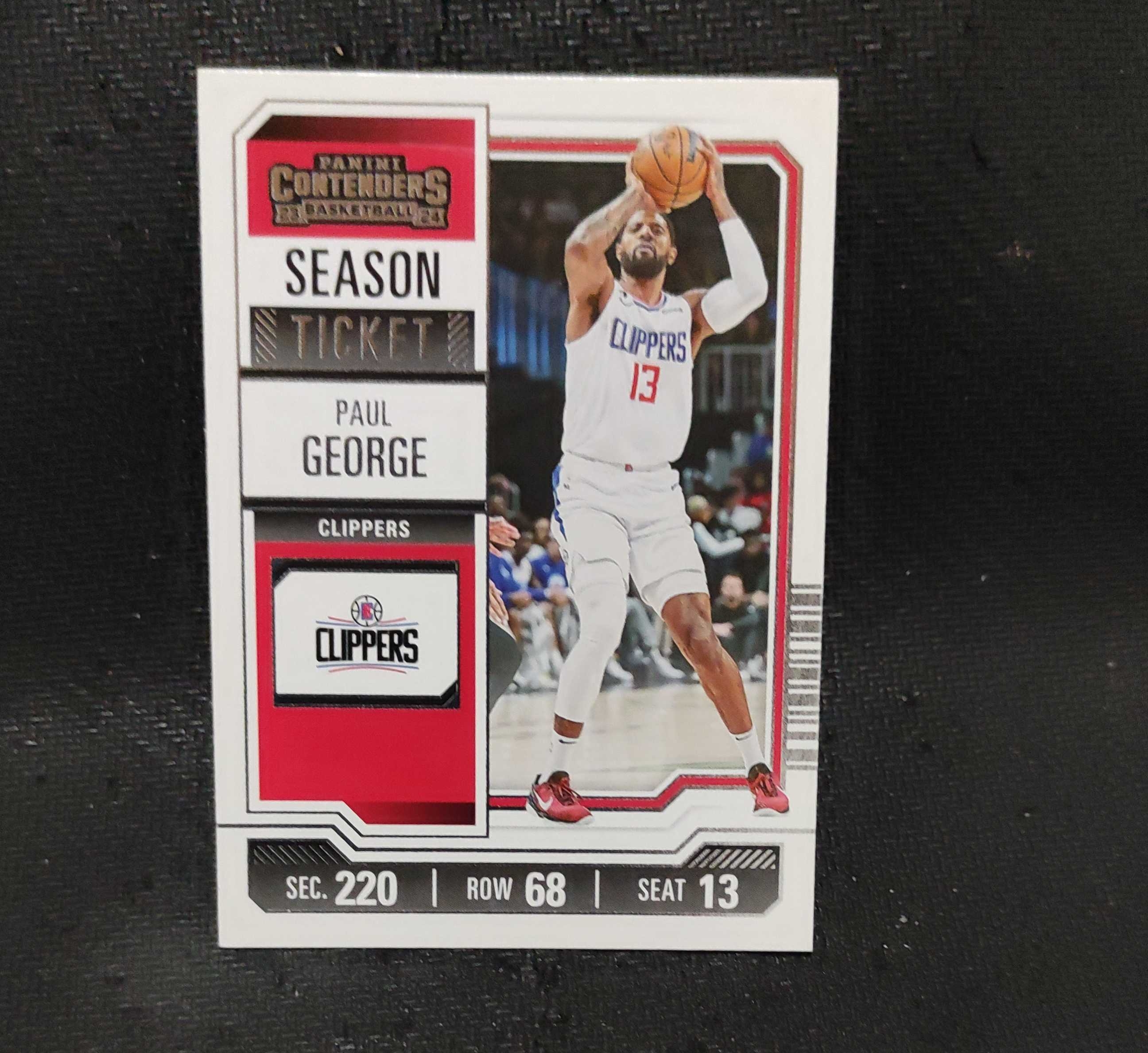 2023-24 Panini Contenders Paul George 保罗 乔治 快船队 no.22 凑套必备 可累计 回收球星卡
