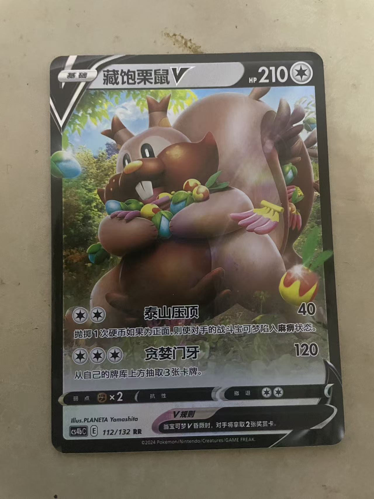 2024 Pokemon TCG 1 藏饱隶属v chs 宝可梦 简中 木水拍卖 225