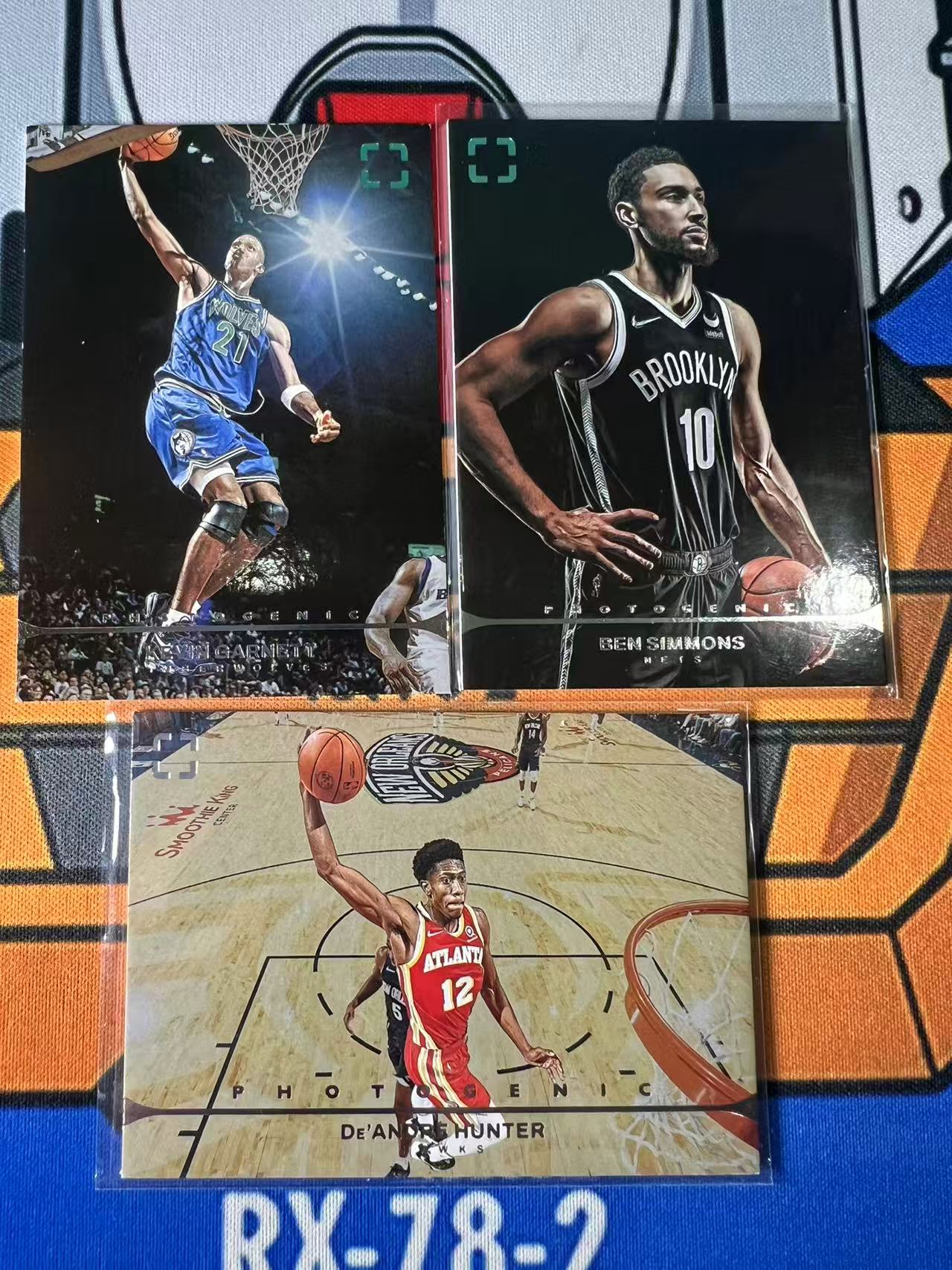 2021-22 Panini PaniniPhotoGenicNBA Kevin Garnett 【上镜元年系列专卖】加内特、本西蒙斯、亨特 银平行 上镜凑套 GT拍卖